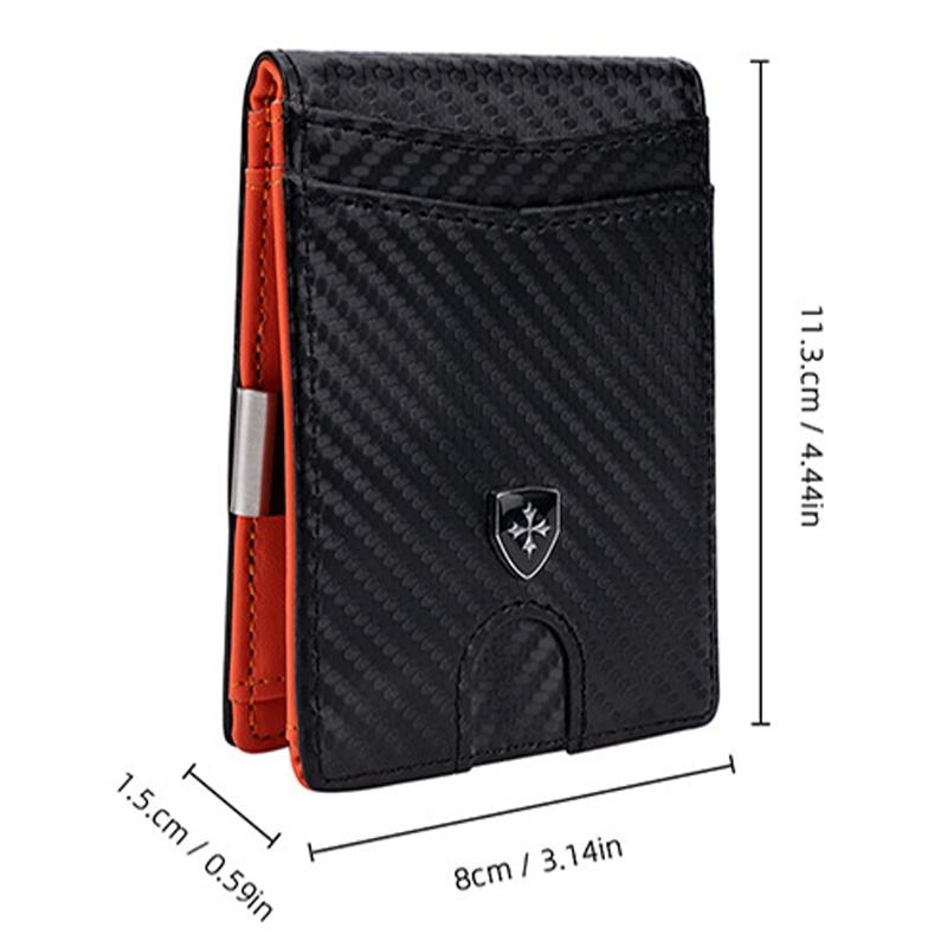 RFID Blocking Leather Wallet Multi Card Holder Slim Anti Theft Card Organizer 1
