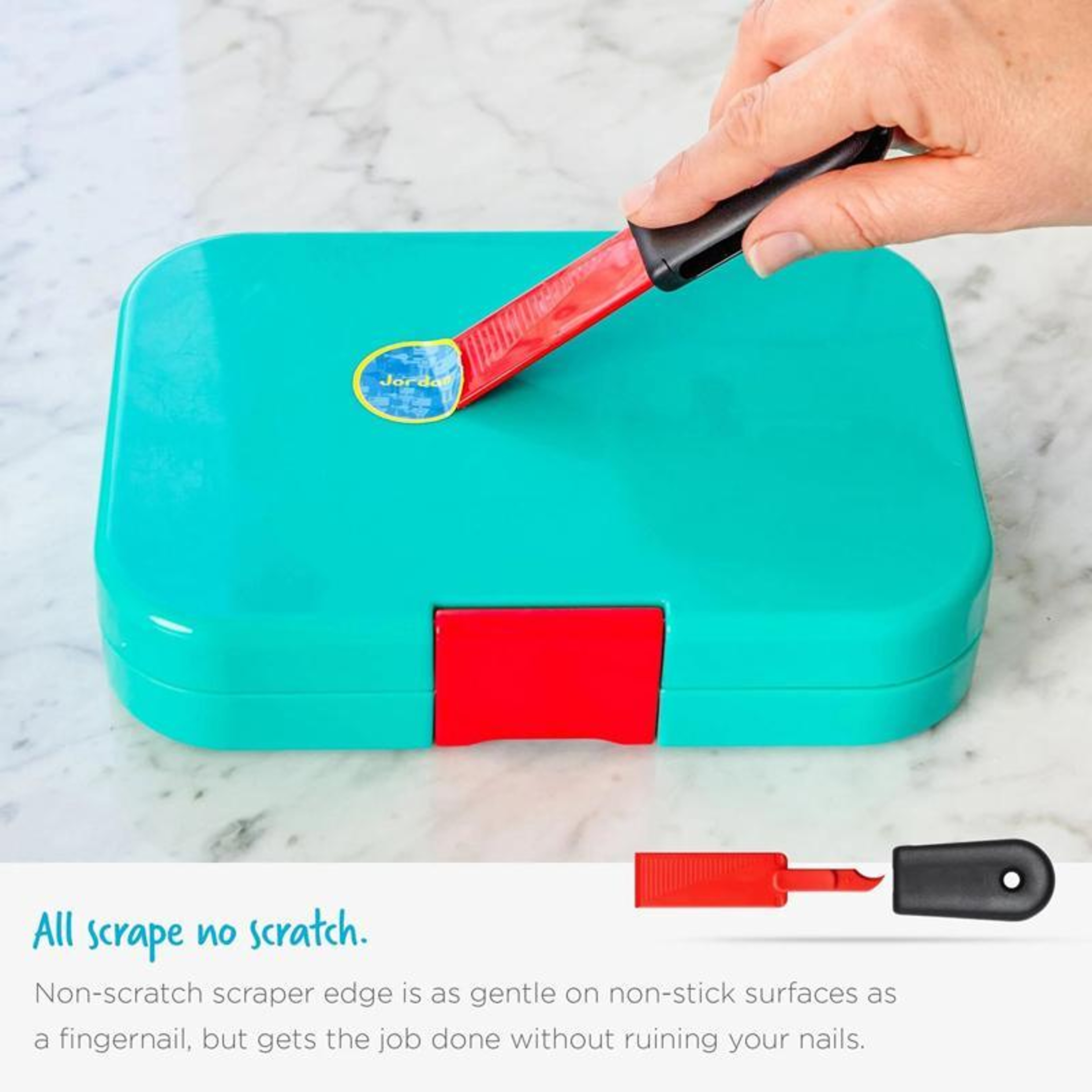2 In 1 Sticker Remover Tool And Cleaning Scraper For Labels Adhesive Residue And Household Cleaning 3