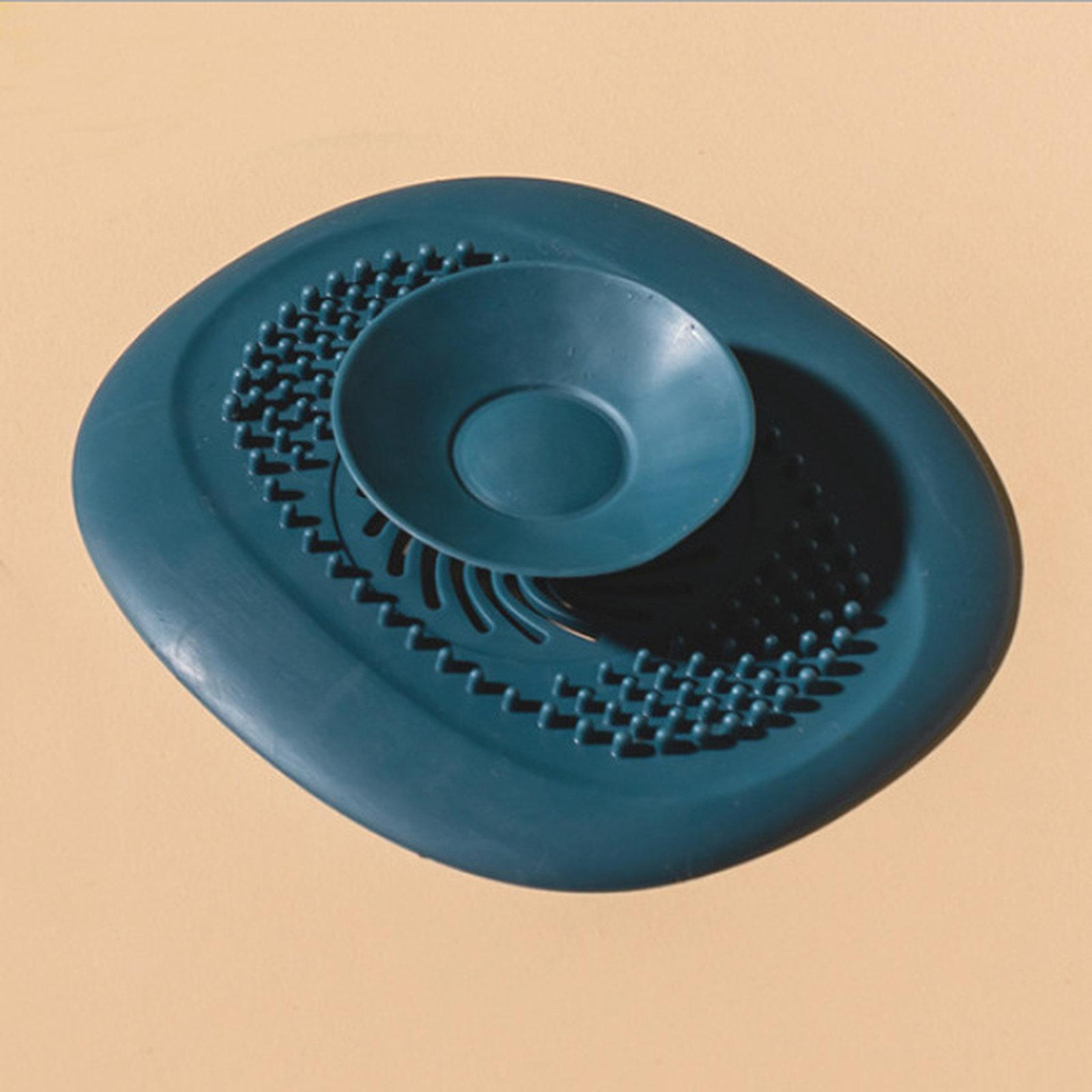 Push Button Sink Drain Cover Hair Catcher for Kitchen and Bathroom Anti Clog Drain Strainer – view 1