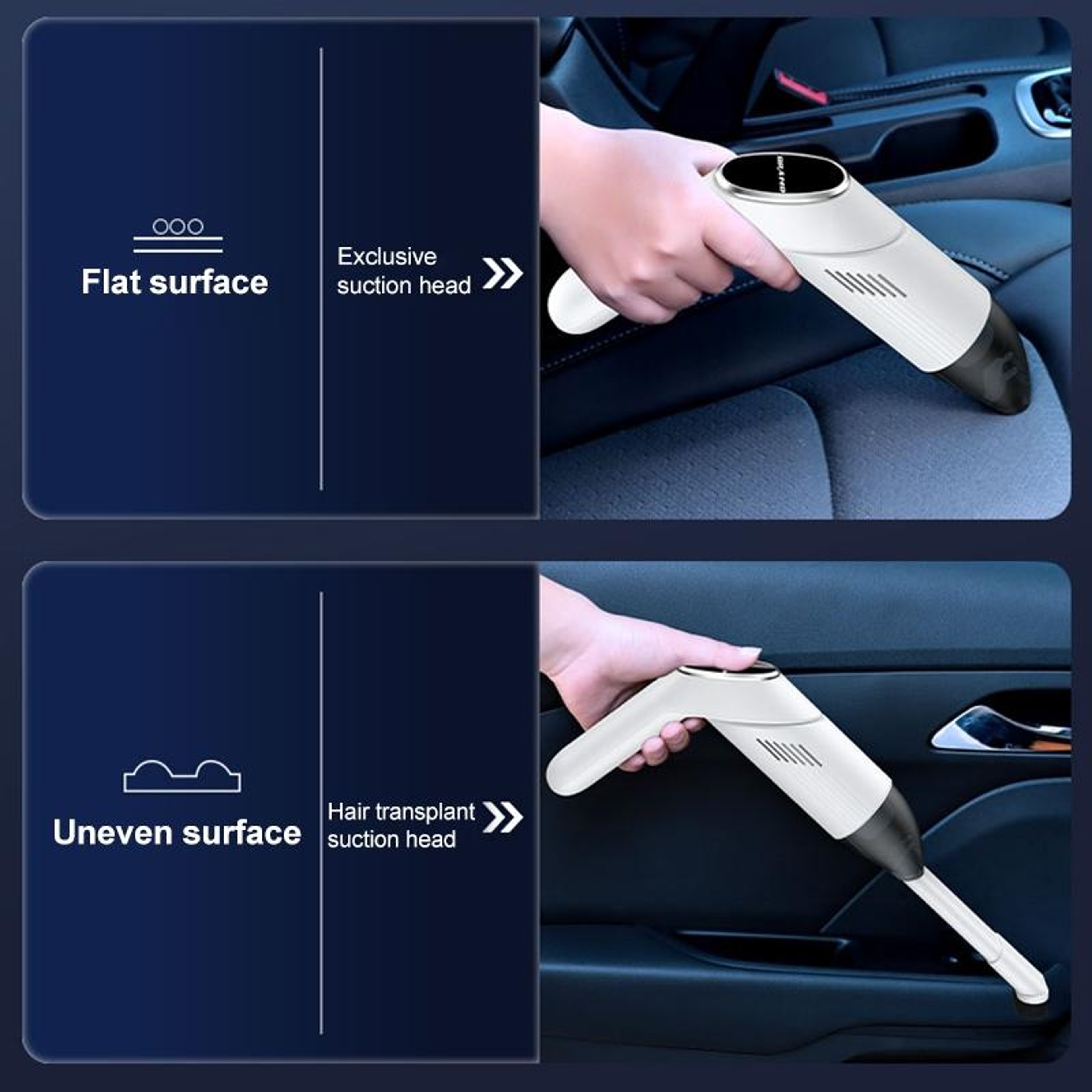 Portable Cordless Handheld Vacuum Foldable Mini Vacuum Cleaner For Car Home  Office 4