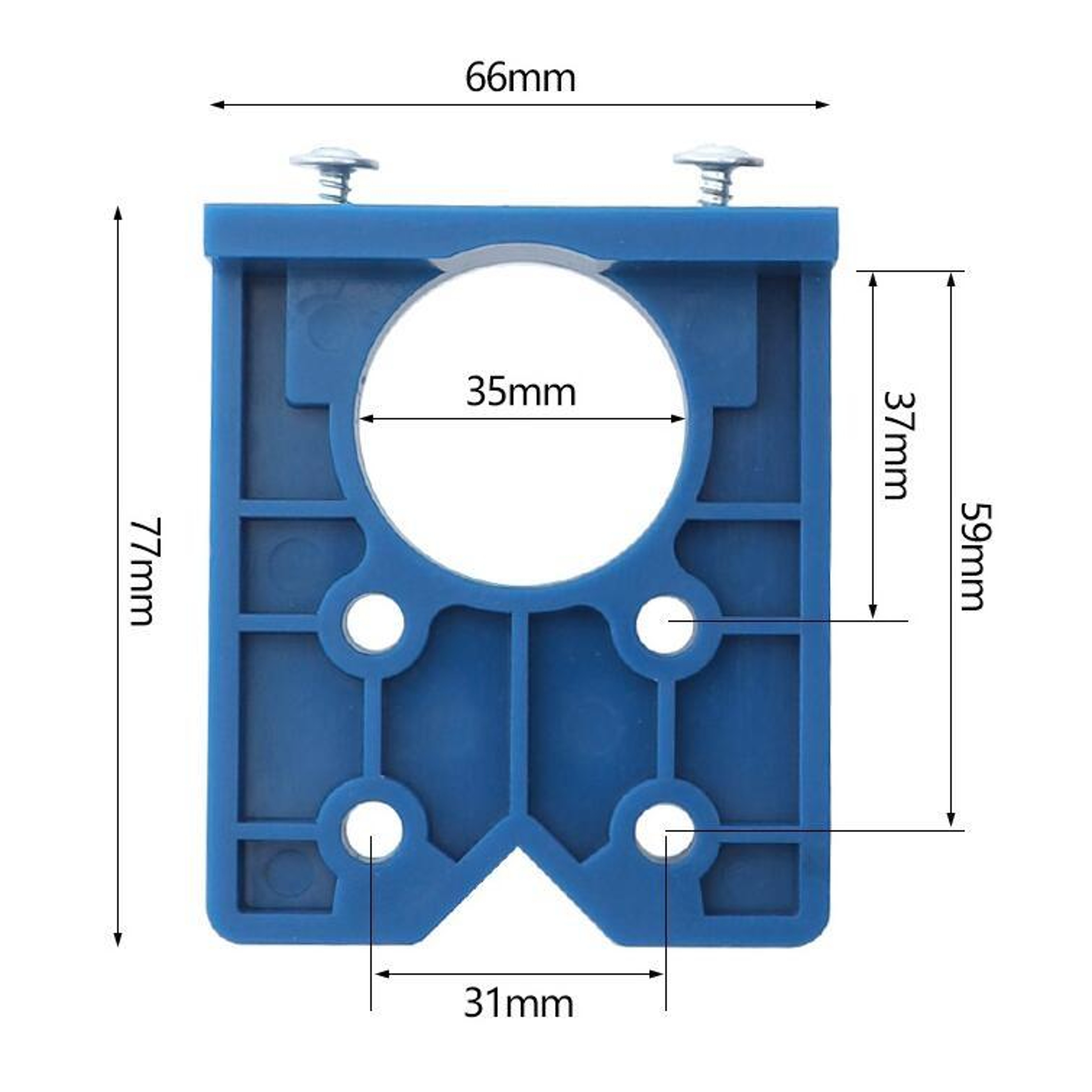 35mm Hinge Jig Cabinet Hinge Drilling Template Woodworking Hinge Installation Tool 1