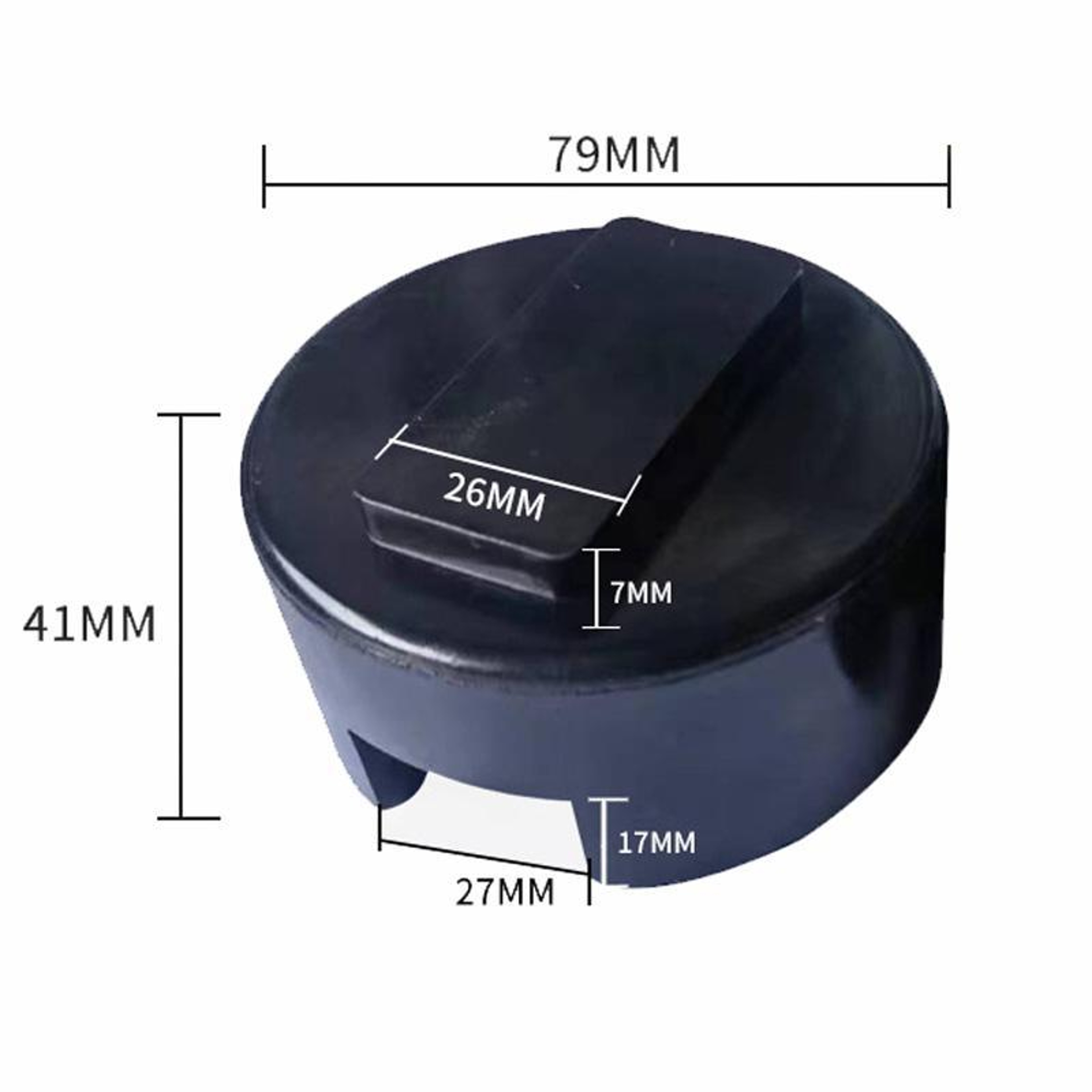 Universal Rubber Jack Pad Set 4 Pack Heavy Duty Car Jack Pad for Safe Vehicle Lifting – view 4