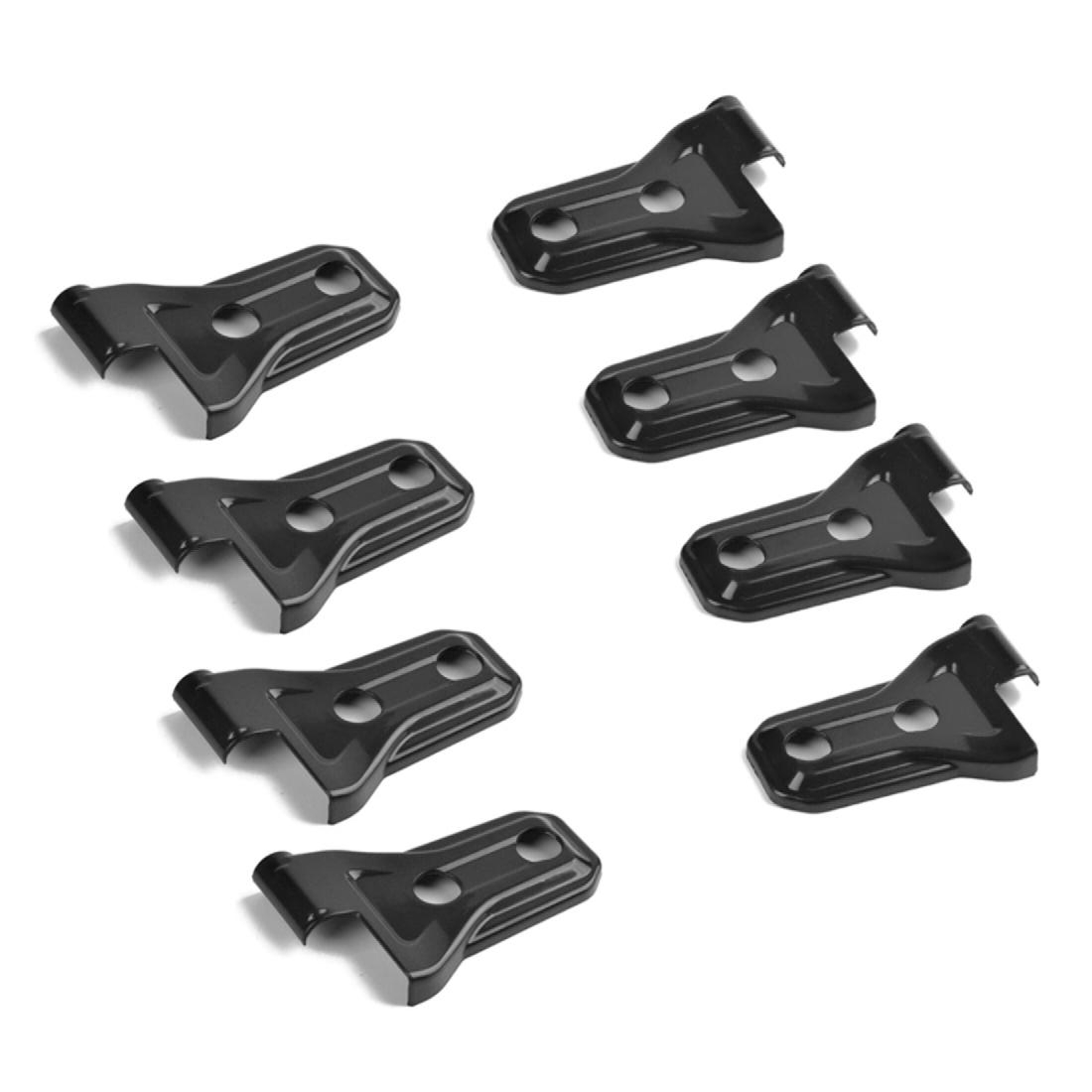Jeep Wrangler JL ABS Door Hinge Protector Covers 8 Piece Exterior Trim Kit For 4 Door 2018 2019 4