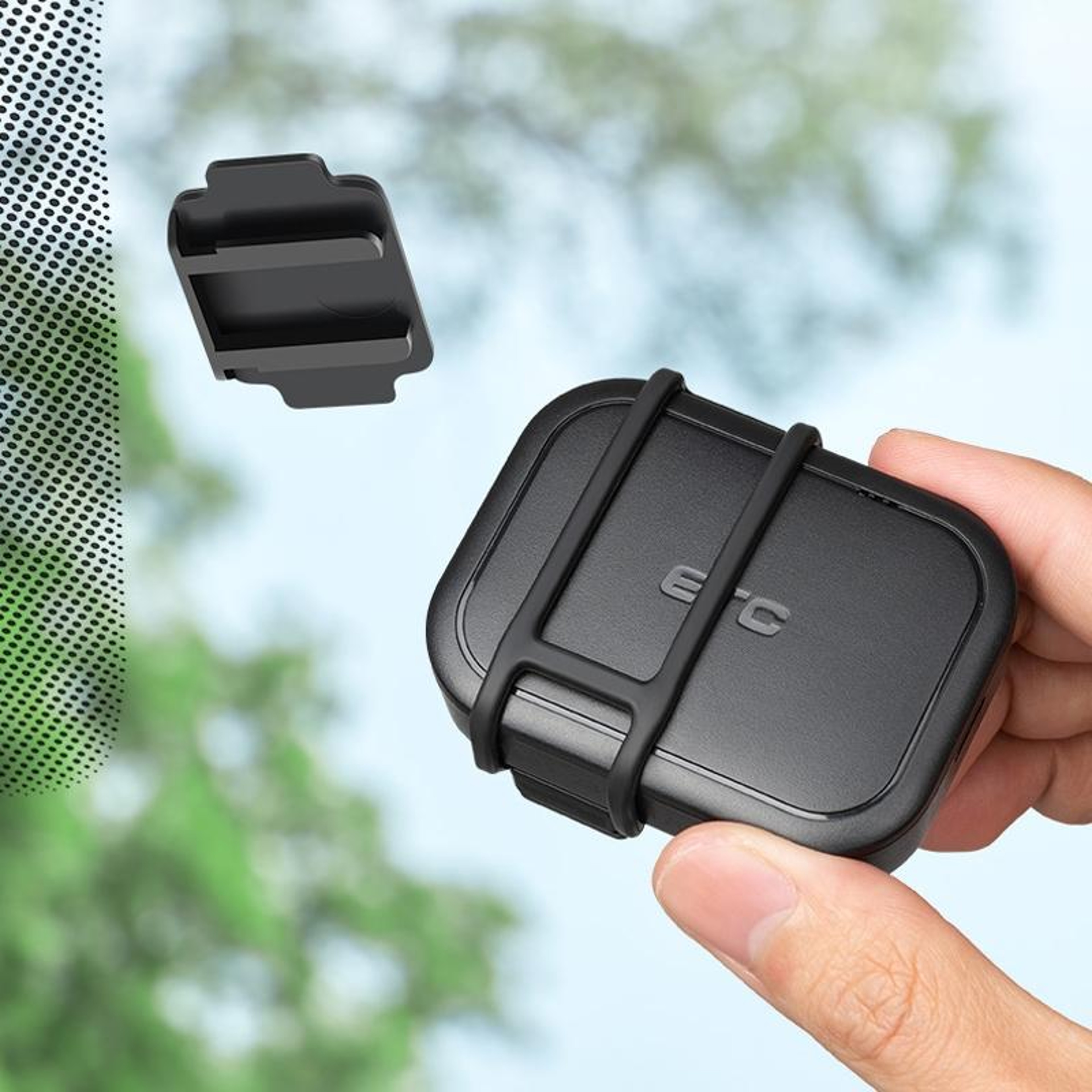 Universal ETC Card Holder Anti Drop Car ETC Bracket Removable Slide Mount – view 2