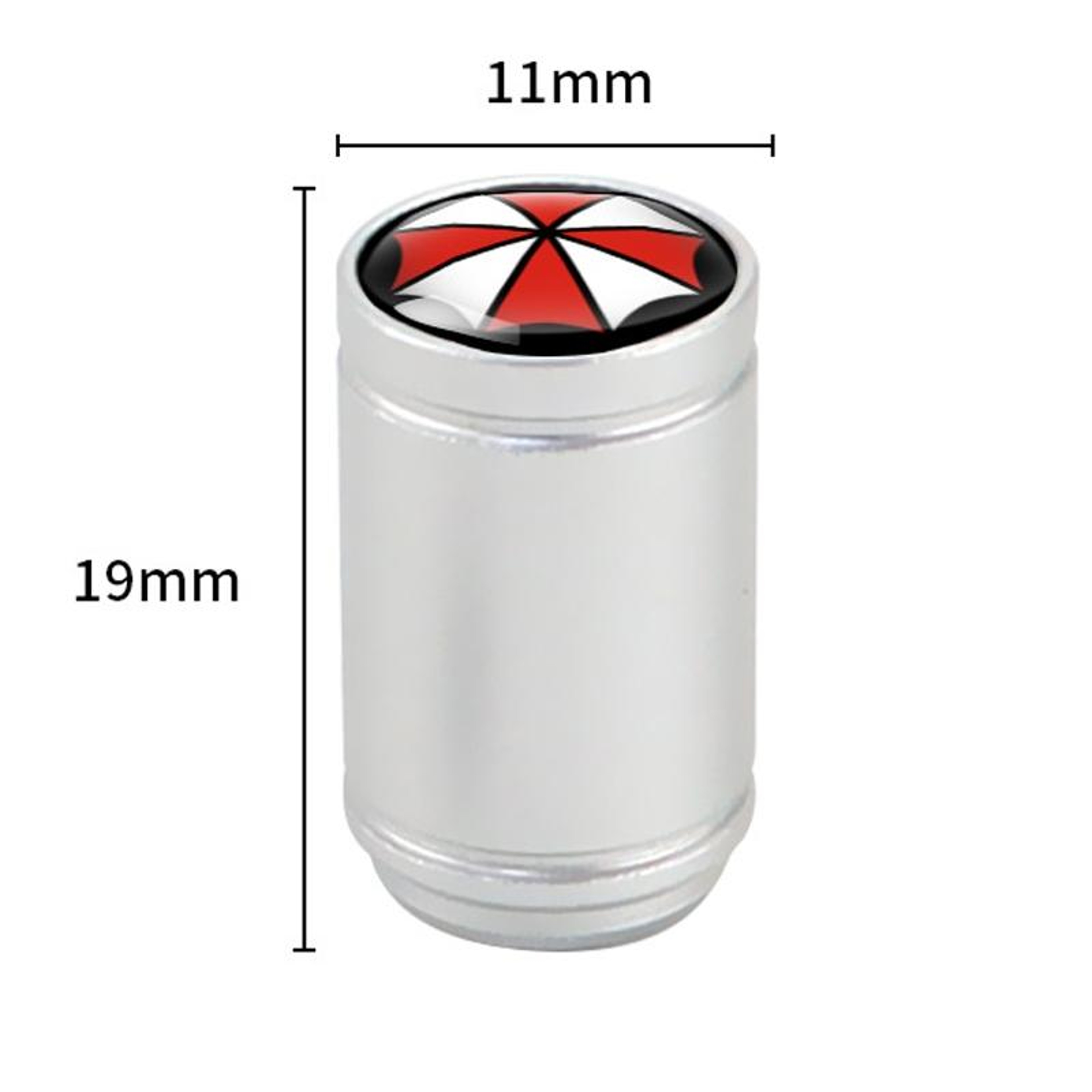 Universal Tire Valve Caps Aluminum Valve Stem Covers 4 Piece Anti Leak Rustproof Set 1
