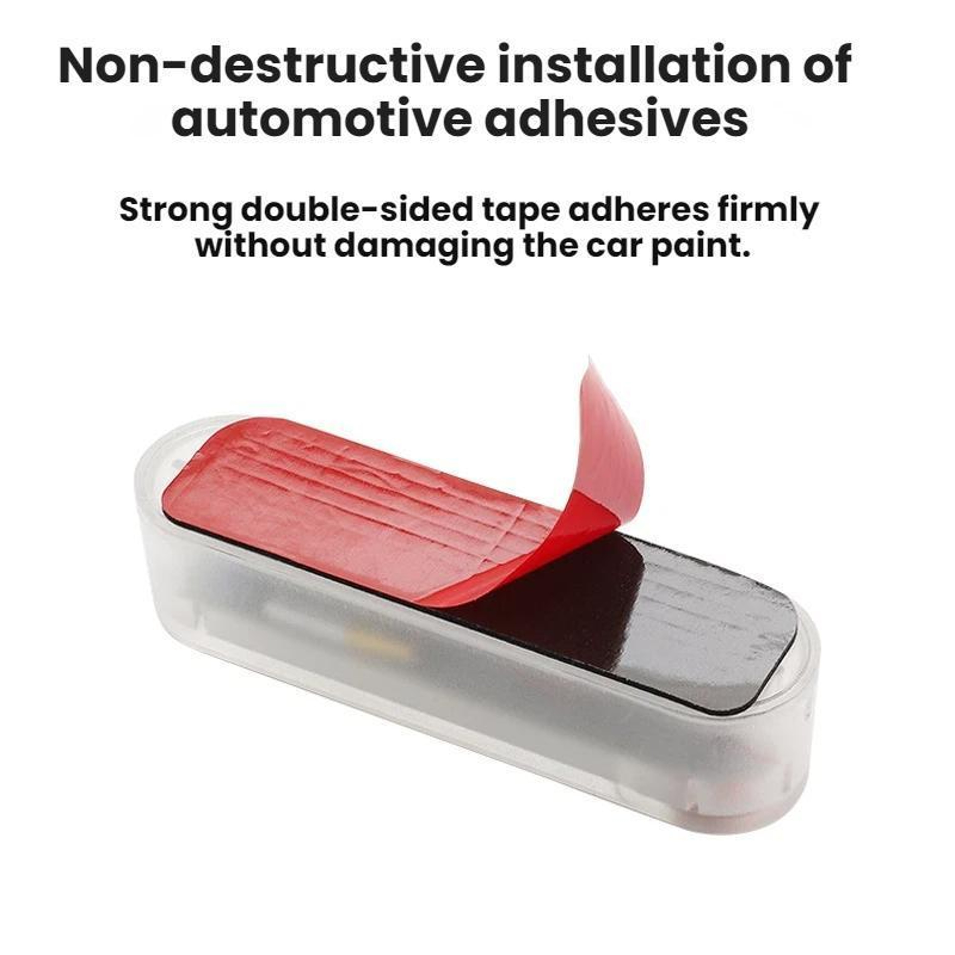 Solar Powered LED Crash Warning Light Wireless Car Safety Taillight 1