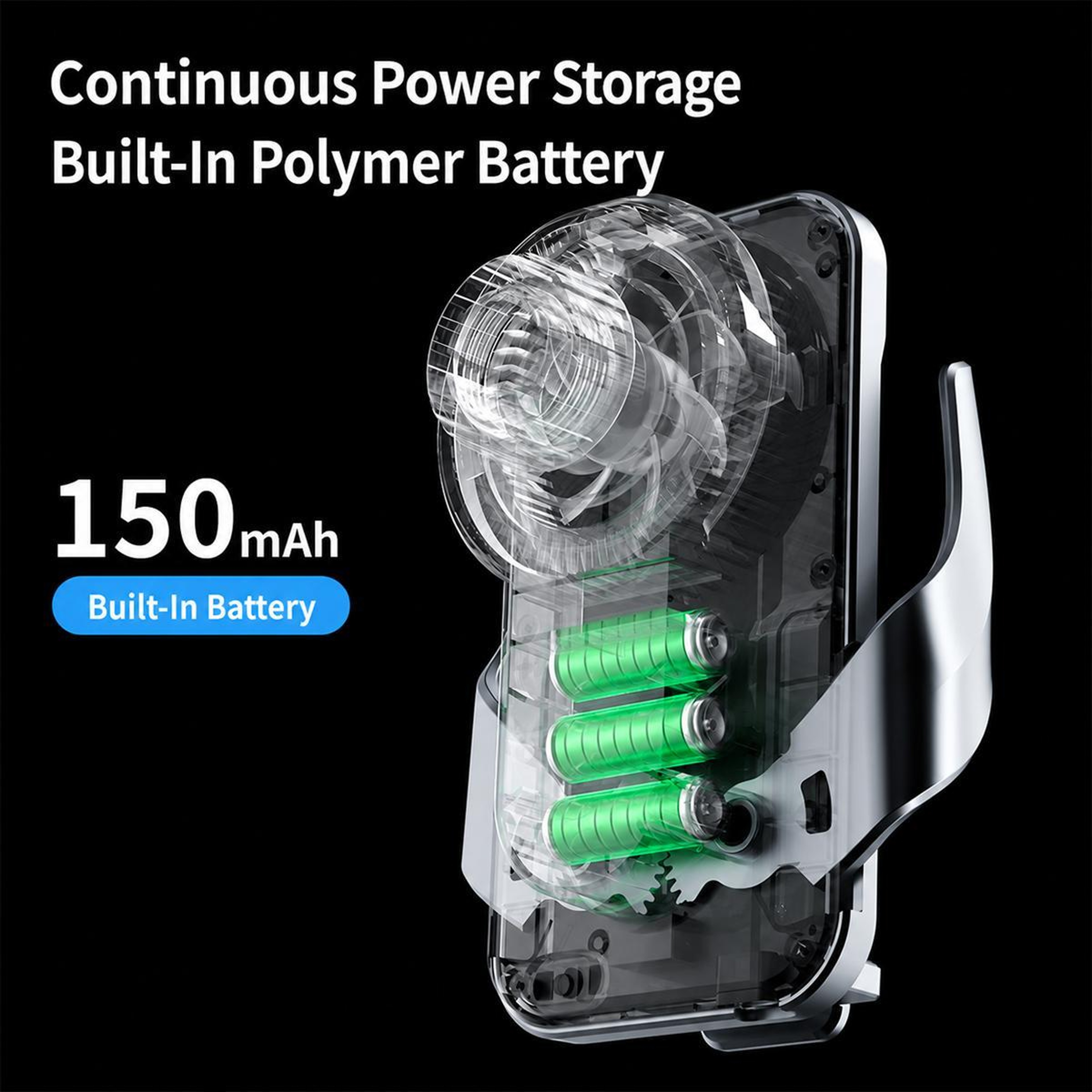 Magnetic Cooling 15W Wireless Car Charger Air Vent Phone Holder 11