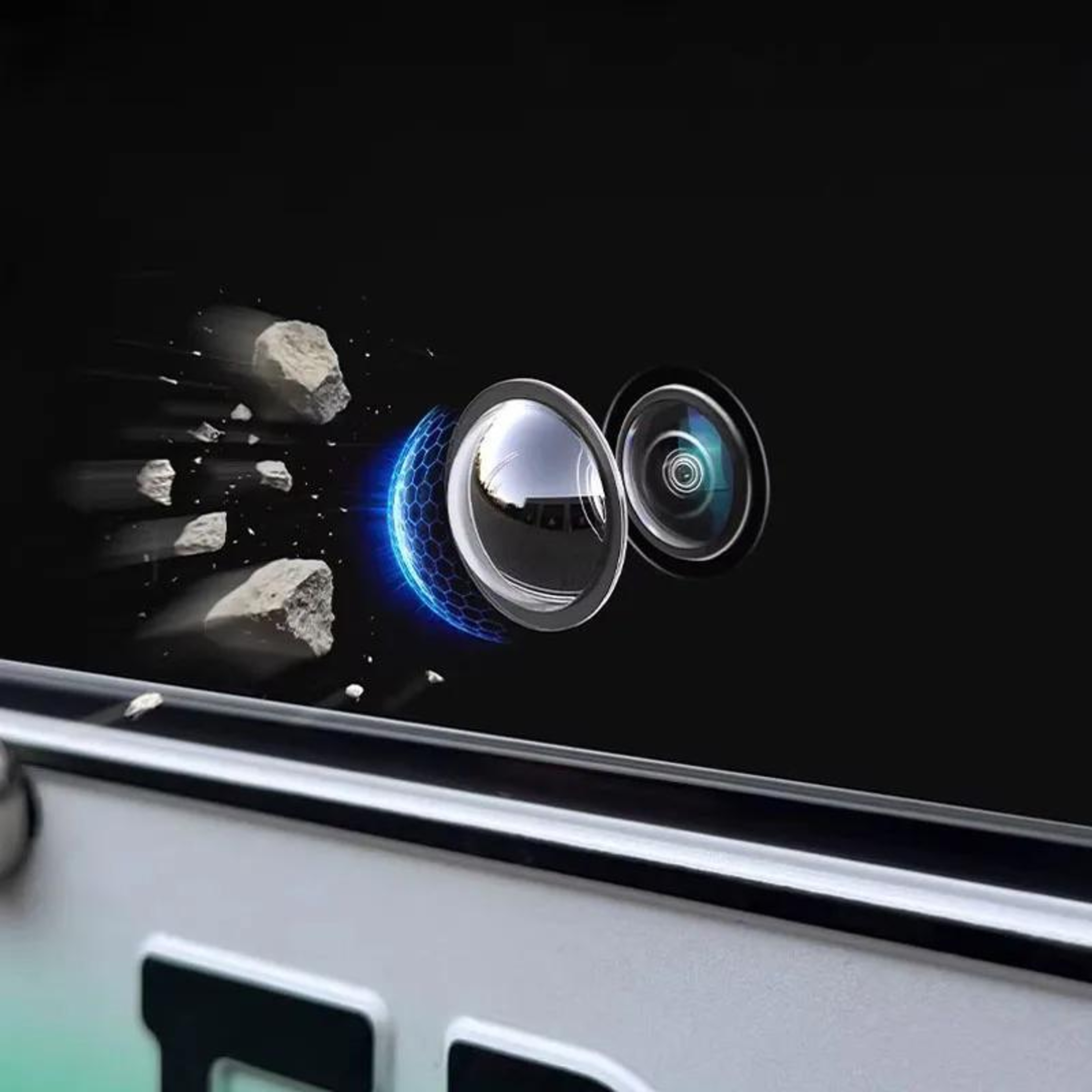 Universal Car Camera Lens Protector Rear View Backup Camera Cover 2 Pack Scratch Resistant Waterproof Shield – view 4