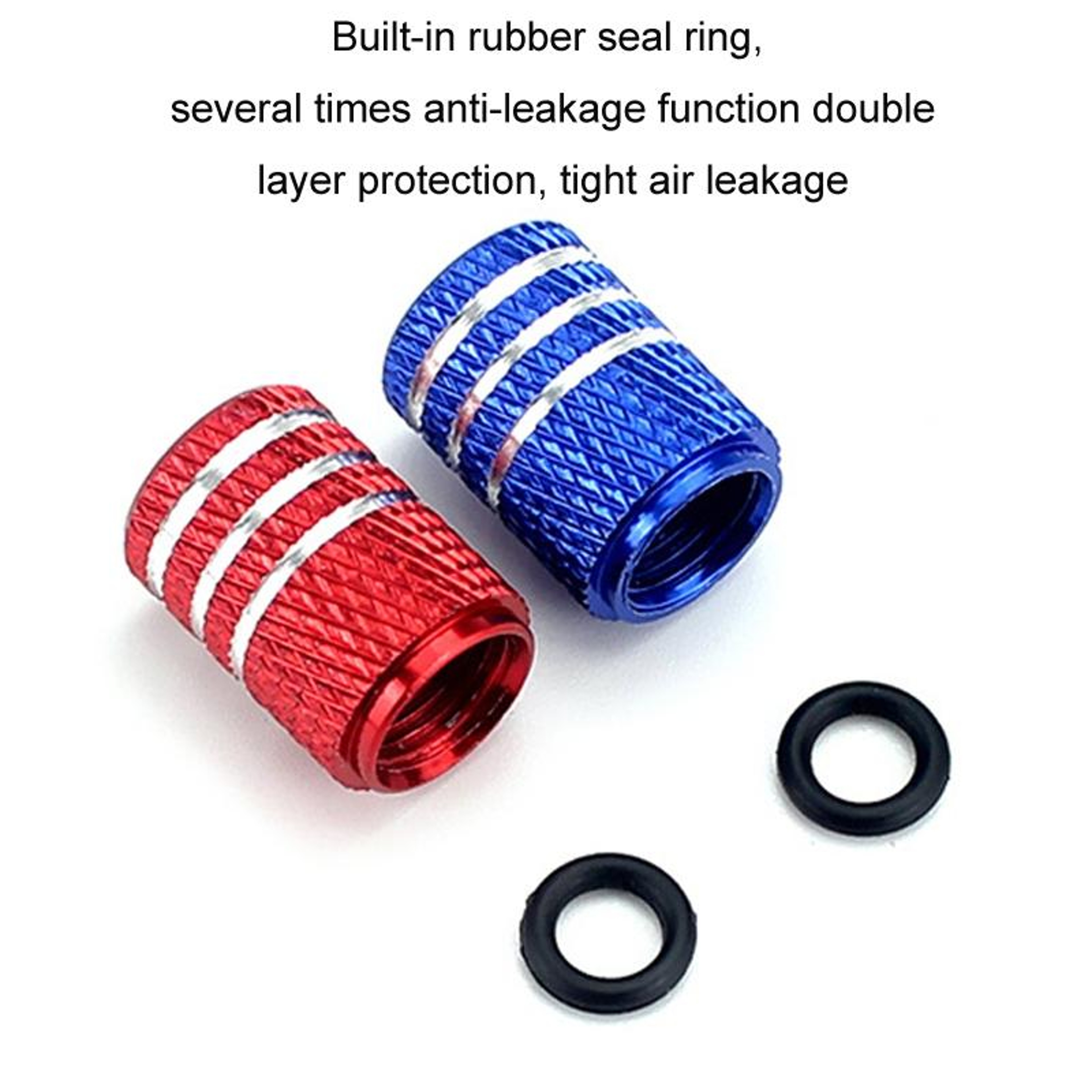 Motivational Fist Car Tire Valve Caps Aluminum Dustproof Anti Theft Universal Valve Covers 2