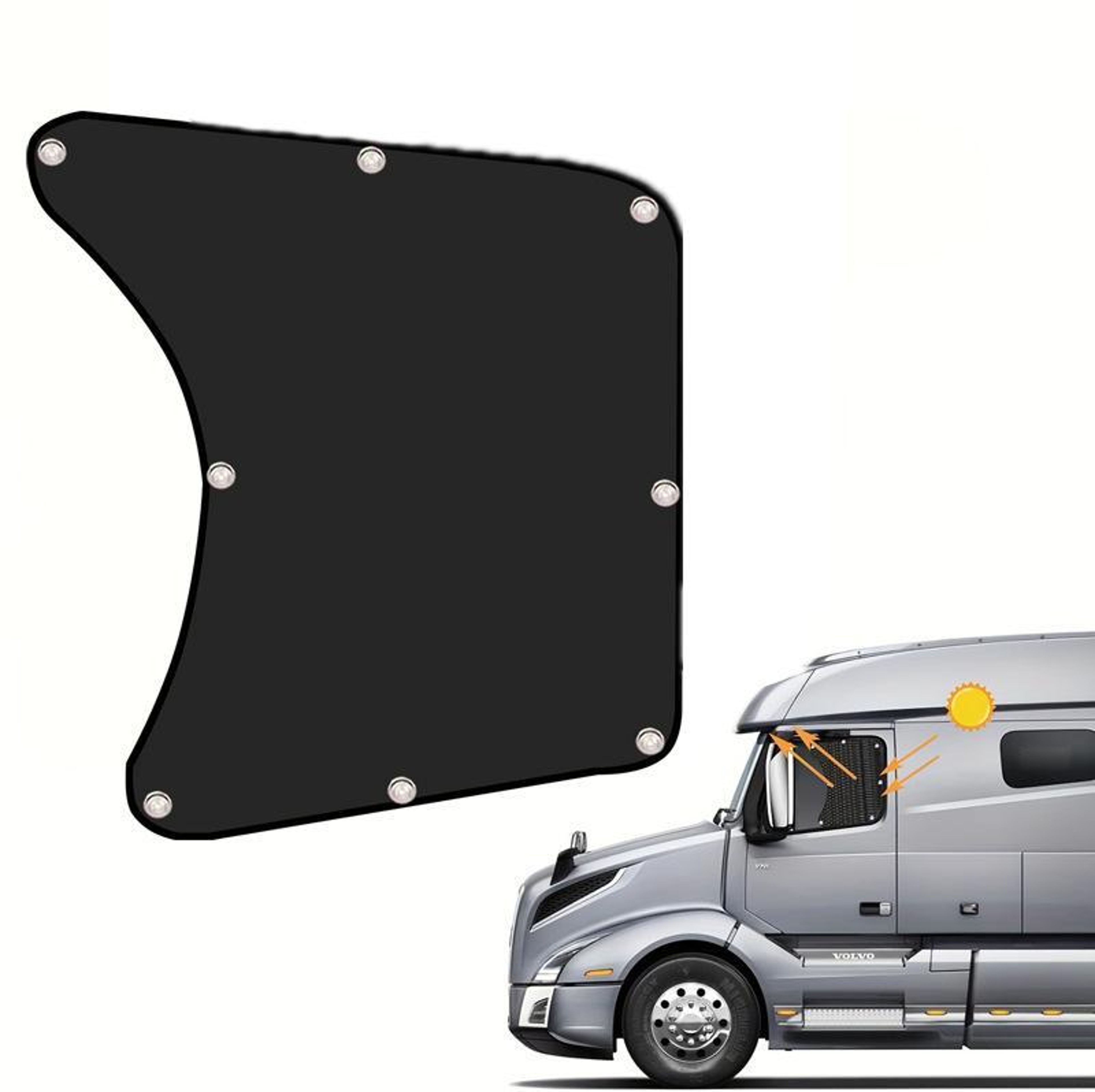 Car Sun Shade Heat Insulation Front Side Window Sunshade UV Protection Car Curtain – view 8
