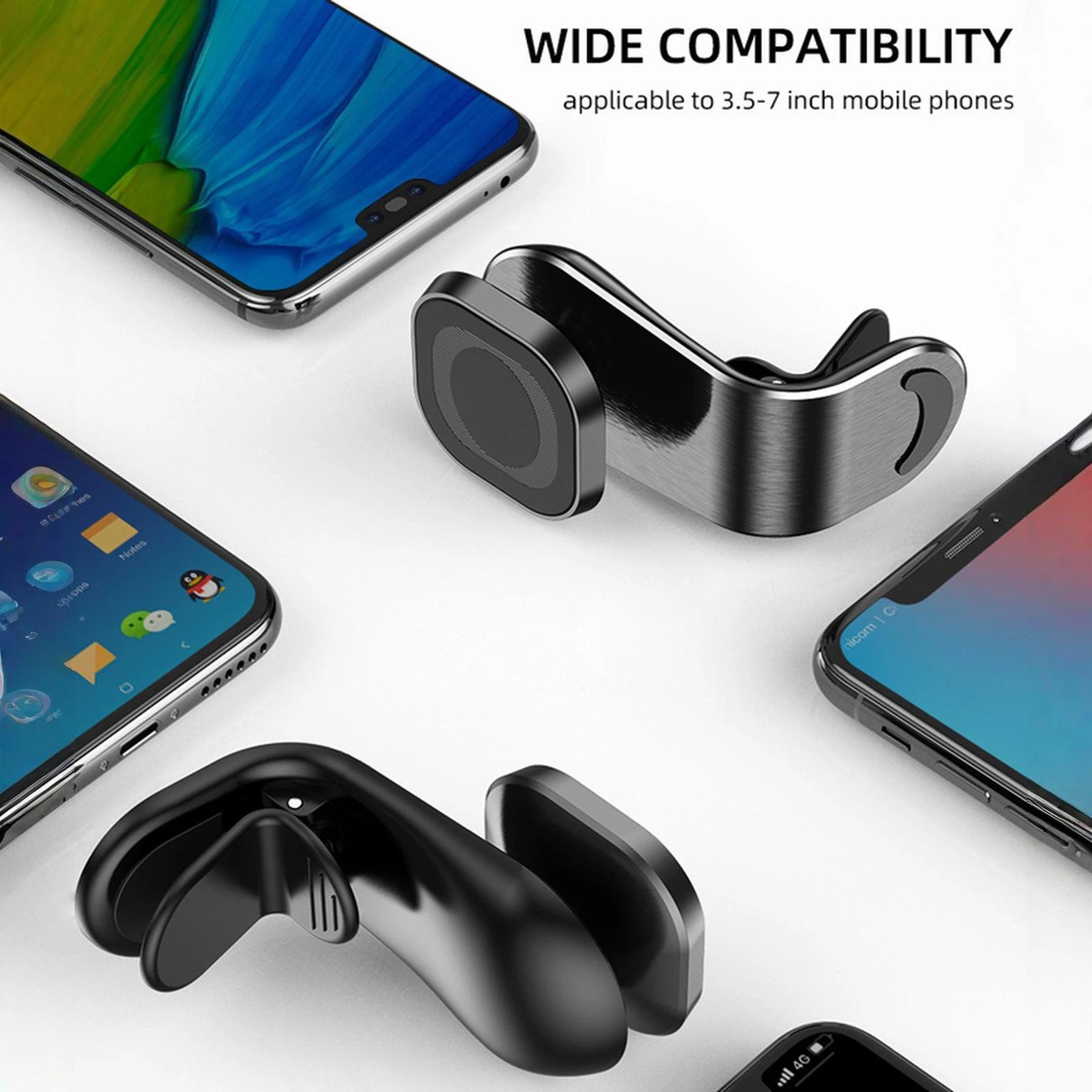 Magnetic Car Phone Holder Car Vent Phone Mount with Strong Grip and Silicone Clip – view 8