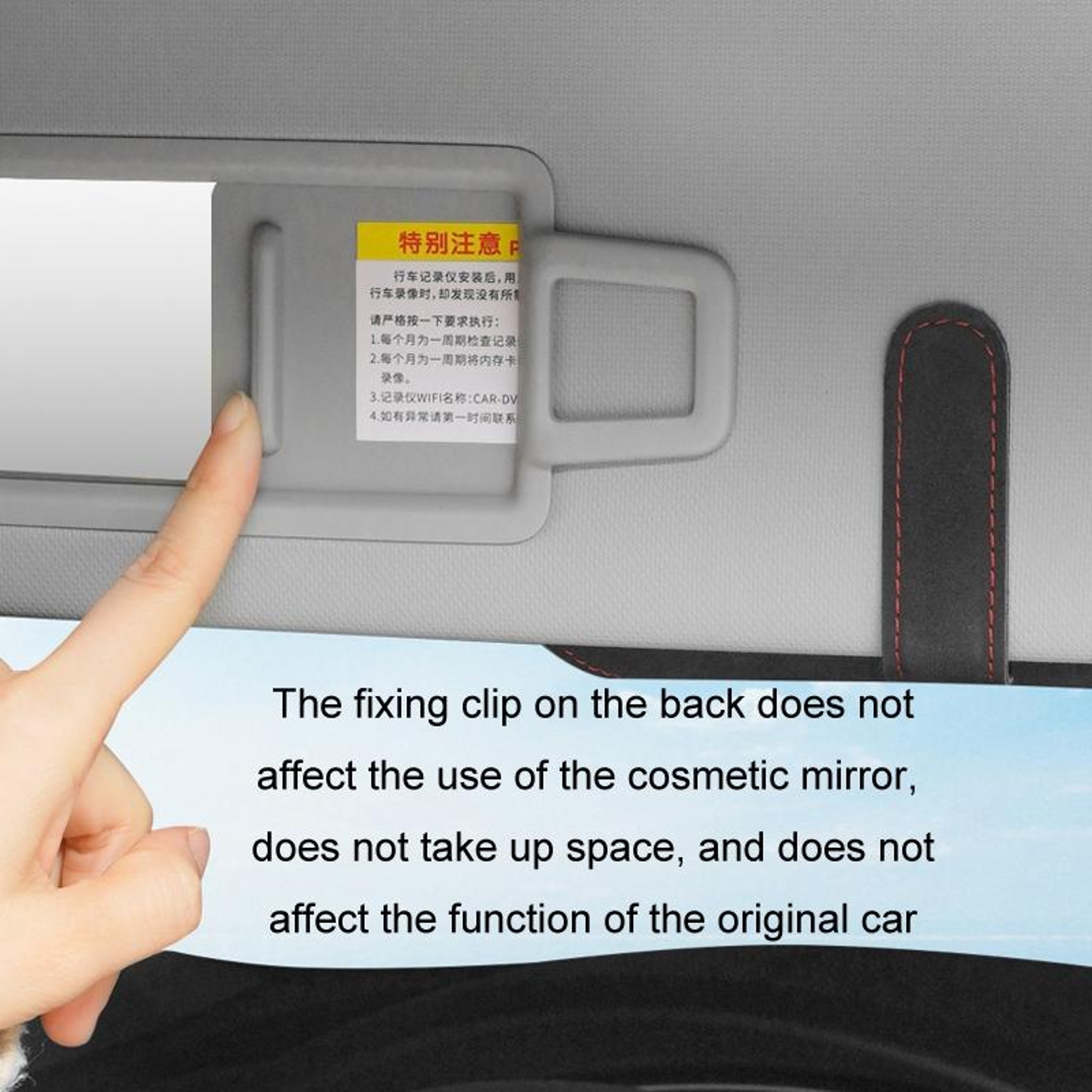 Car Sun Visor Glasses Case Magnetic Car Sunglasses Holder With Card Storage Organizer 5