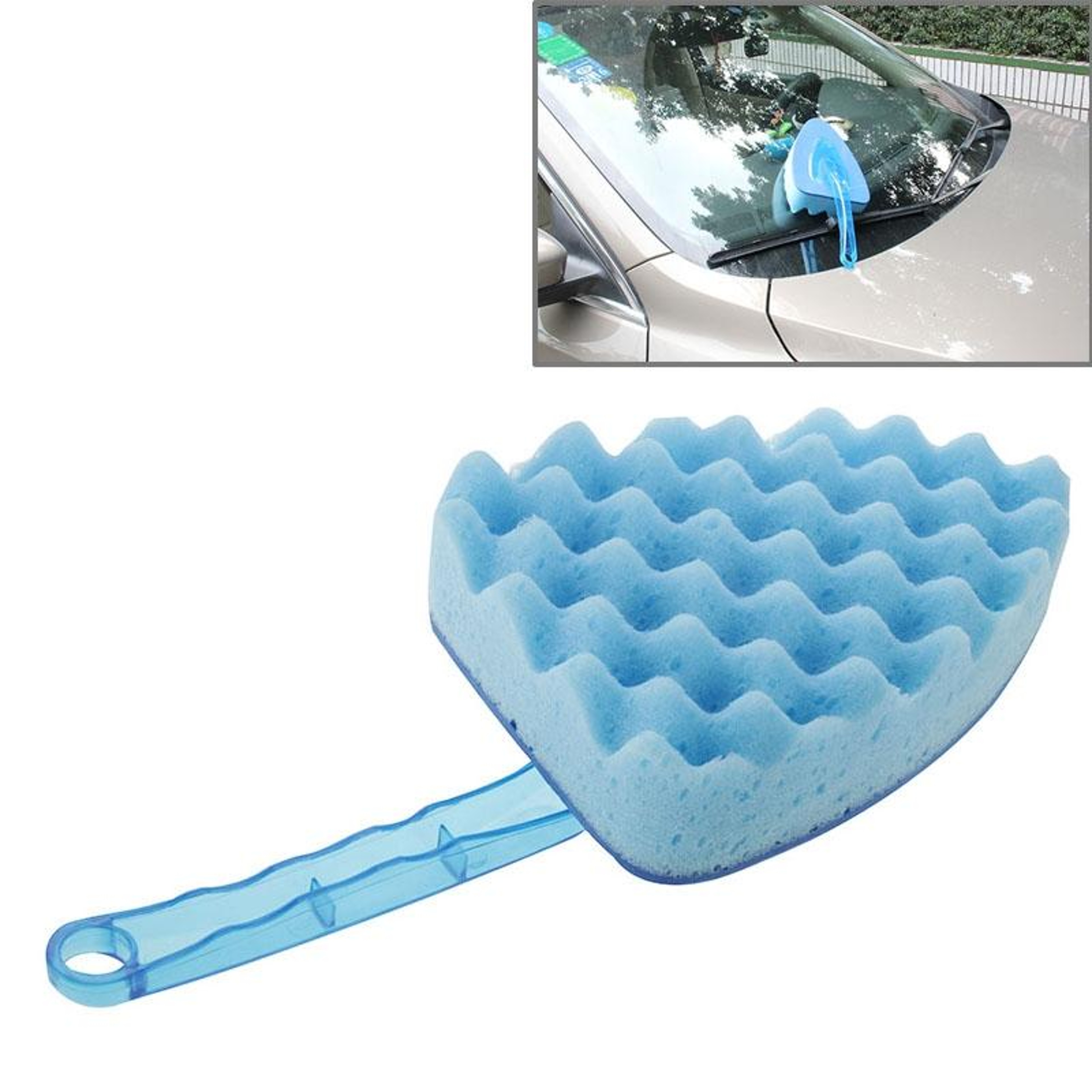Soft Car Wash Sponge With Handle Multipurpose Cleaning Sponge For Car Home And Bathroom 0