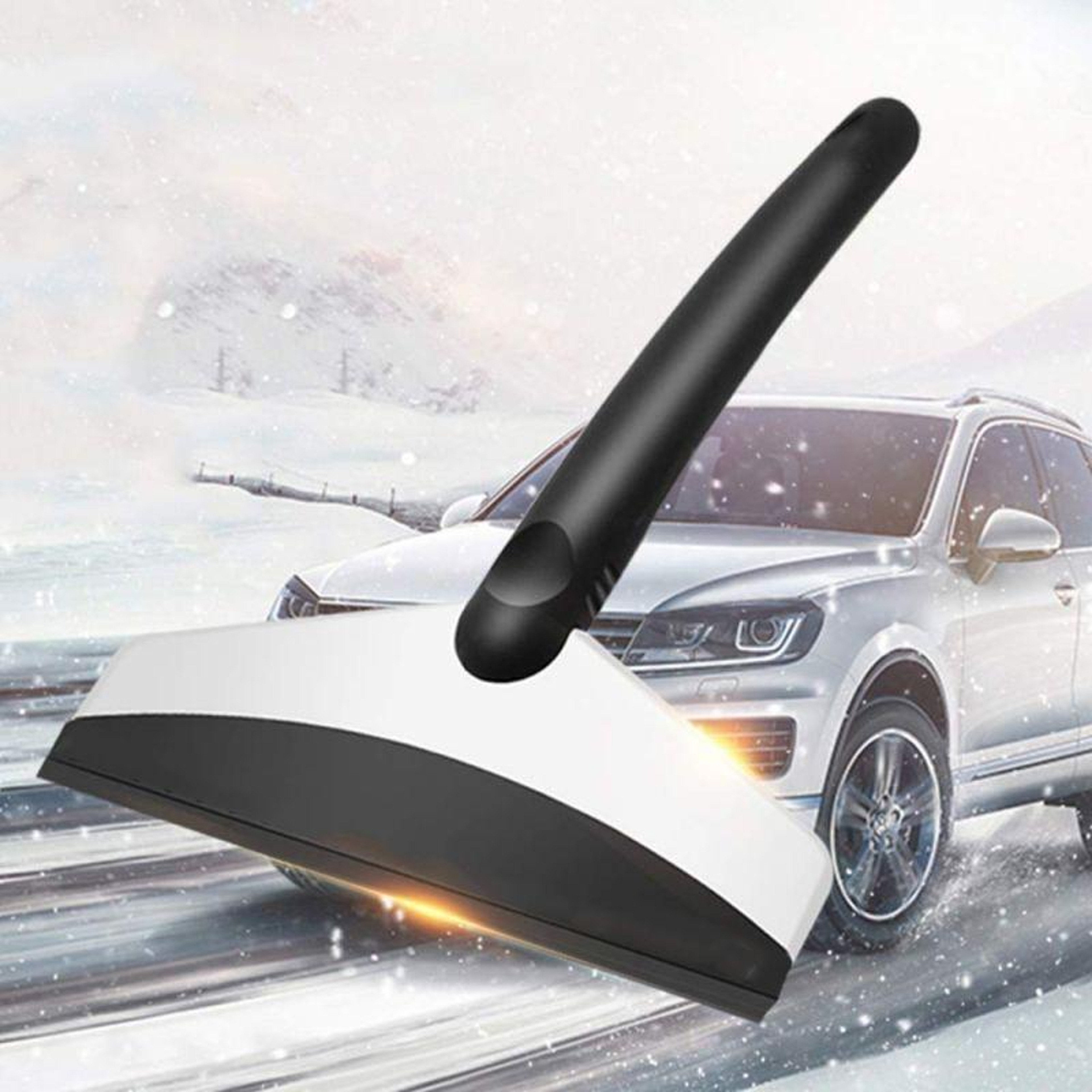 Stainless Steel Car Ice Scraper Windshield Snow Remover Tool – view 3