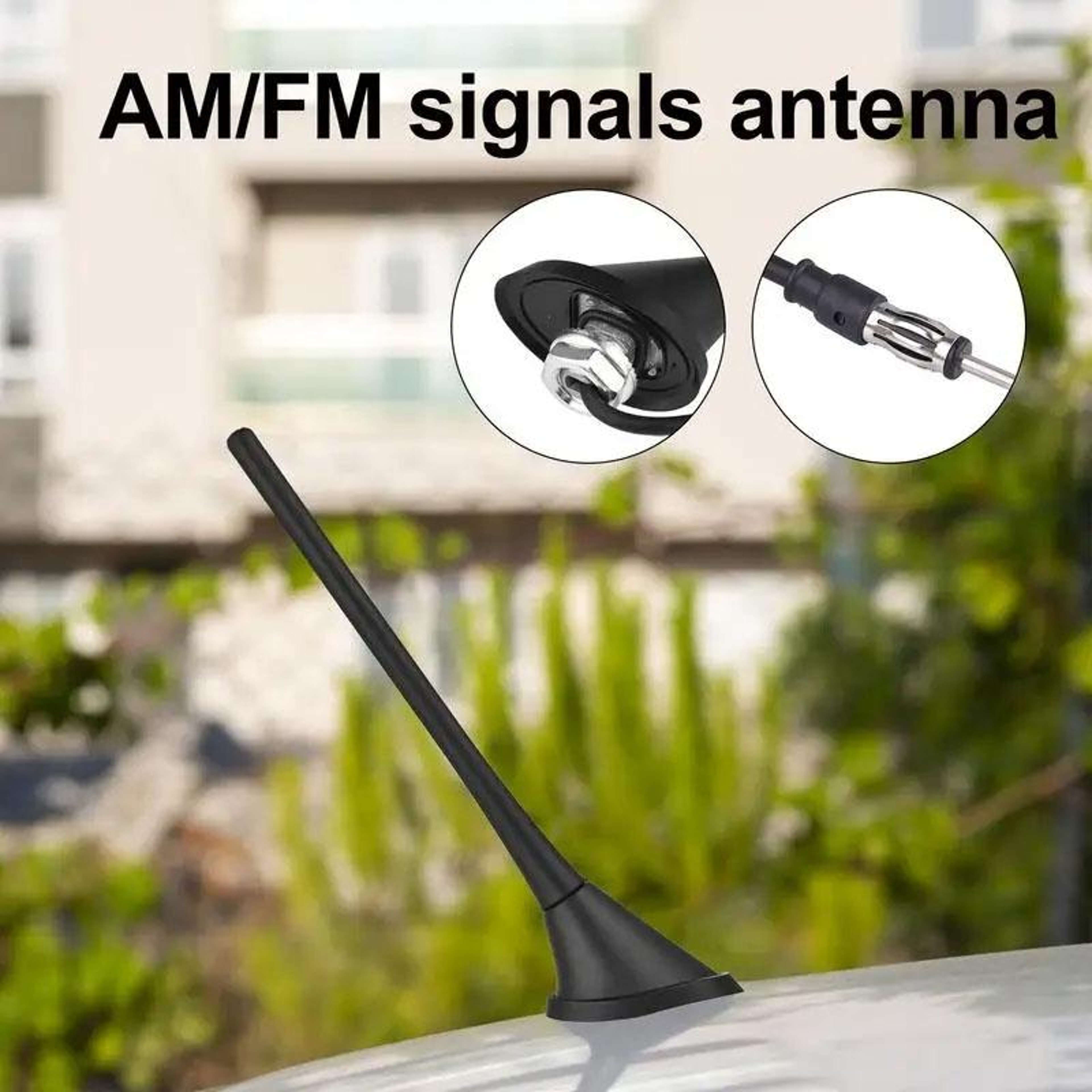 Universal Car Radio Antenna AM FM Roof Aerial Signal Booster 4
