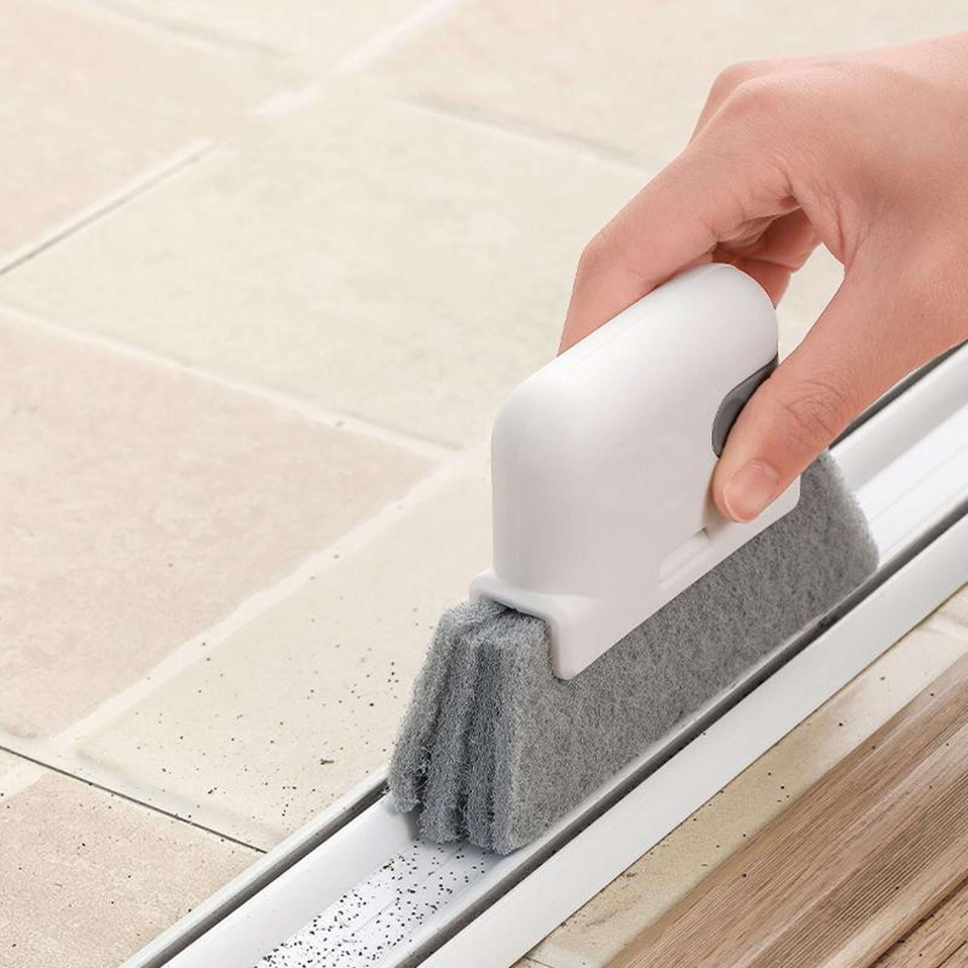 2 PCS Window Track Cleaning Brush Crevice Cleaning Tool For Window Grooves And Tight Spaces 7