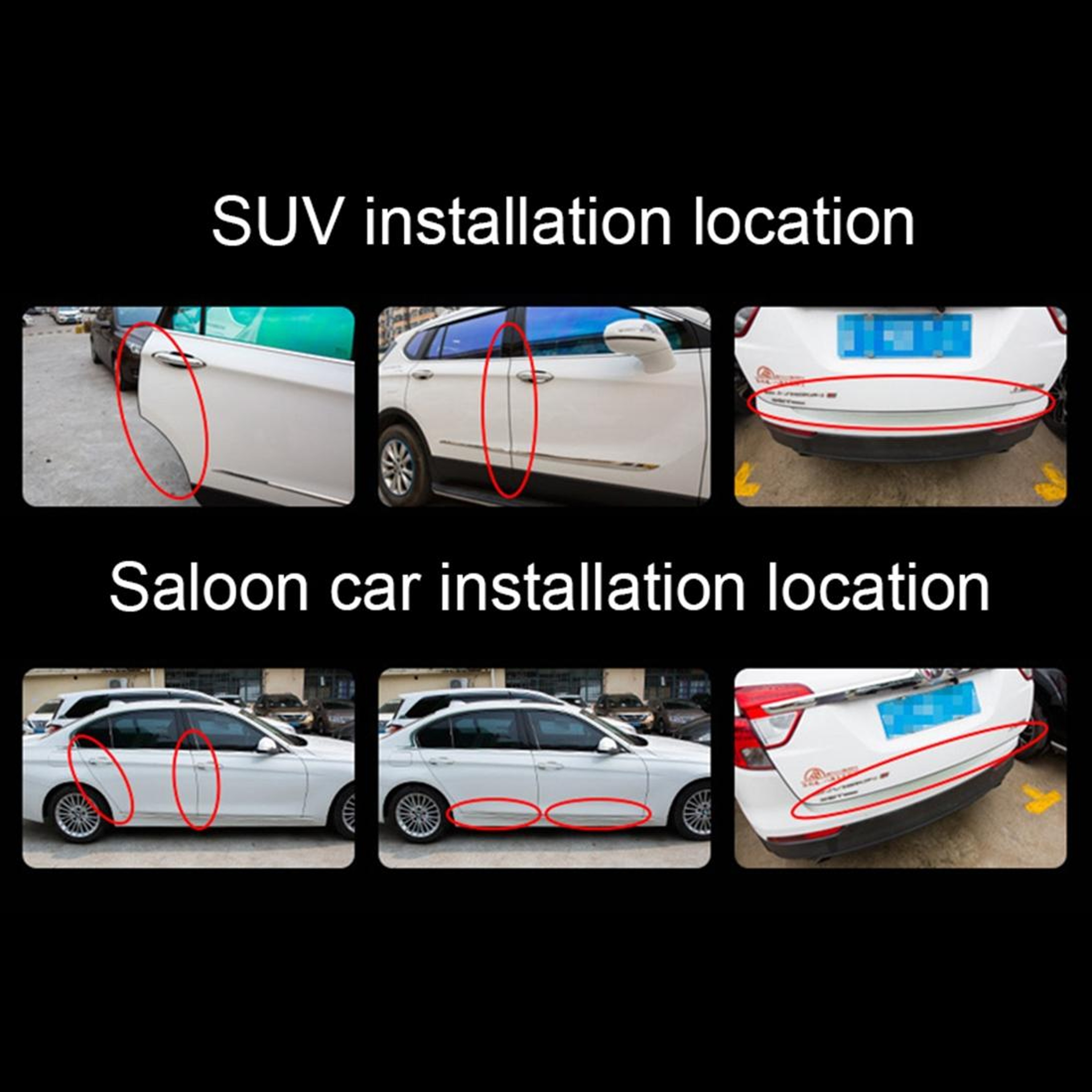 5M Car Door Edge Protector Rubber Door Edge Trim Guard Strip For Scratch  Chip Protection 6