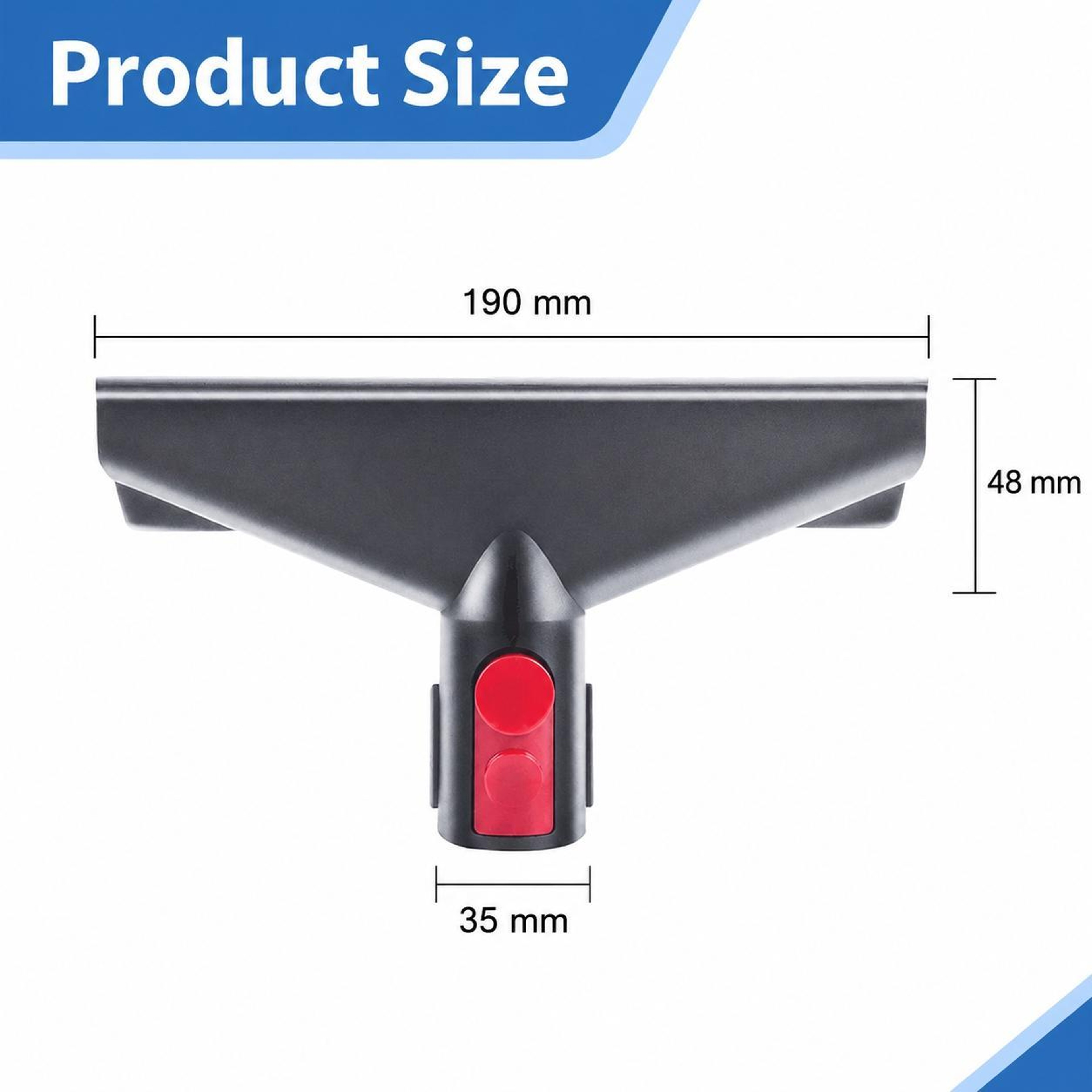 Dyson Vacuum Attachment Wide Flat Nozzle Mattress Brush Head for V7 V8 V10 V11 – view 3