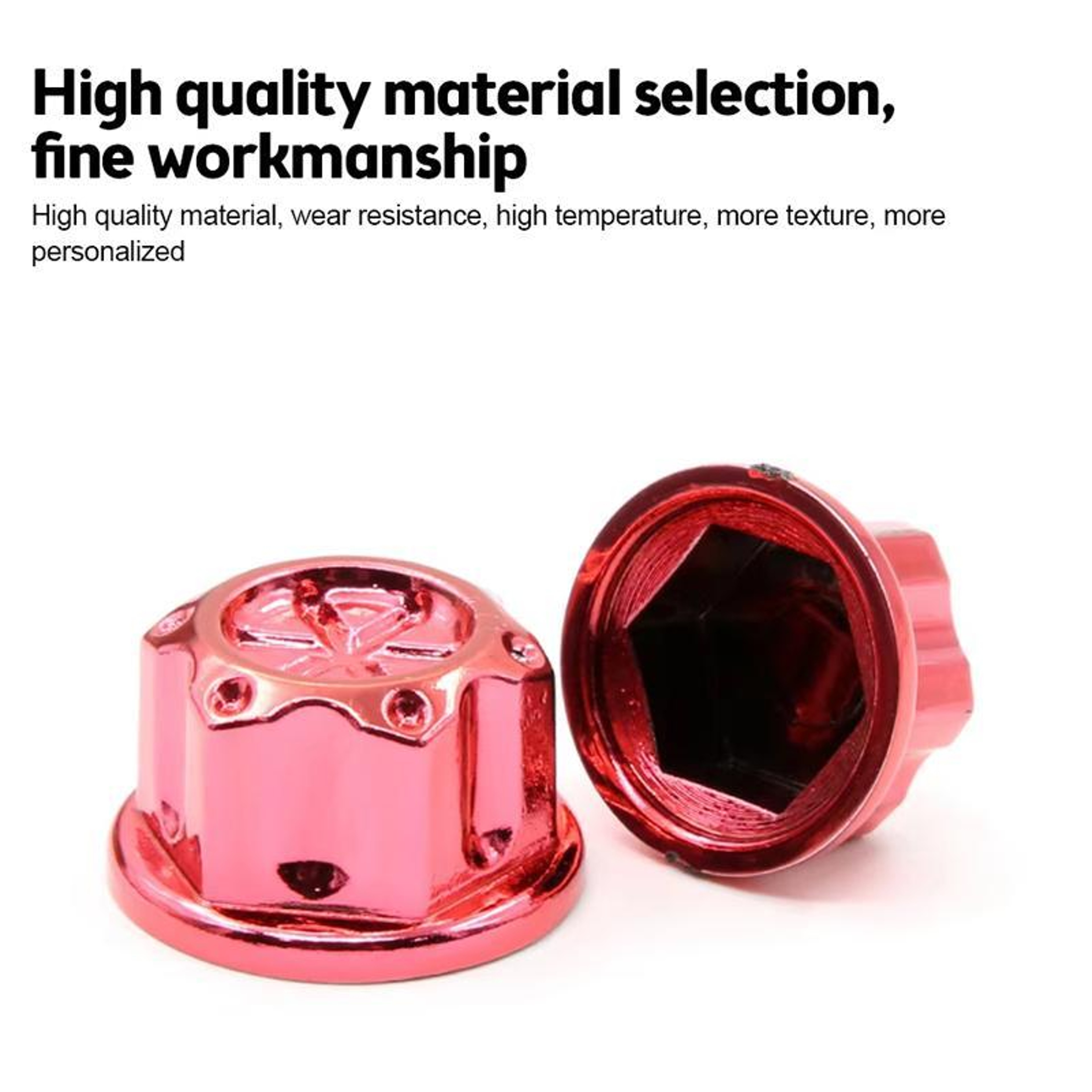 Electroplated Burnt Titanium Motorcycle Screw Caps Wheel Bolt Covers For EBikes  Motorcycles 3