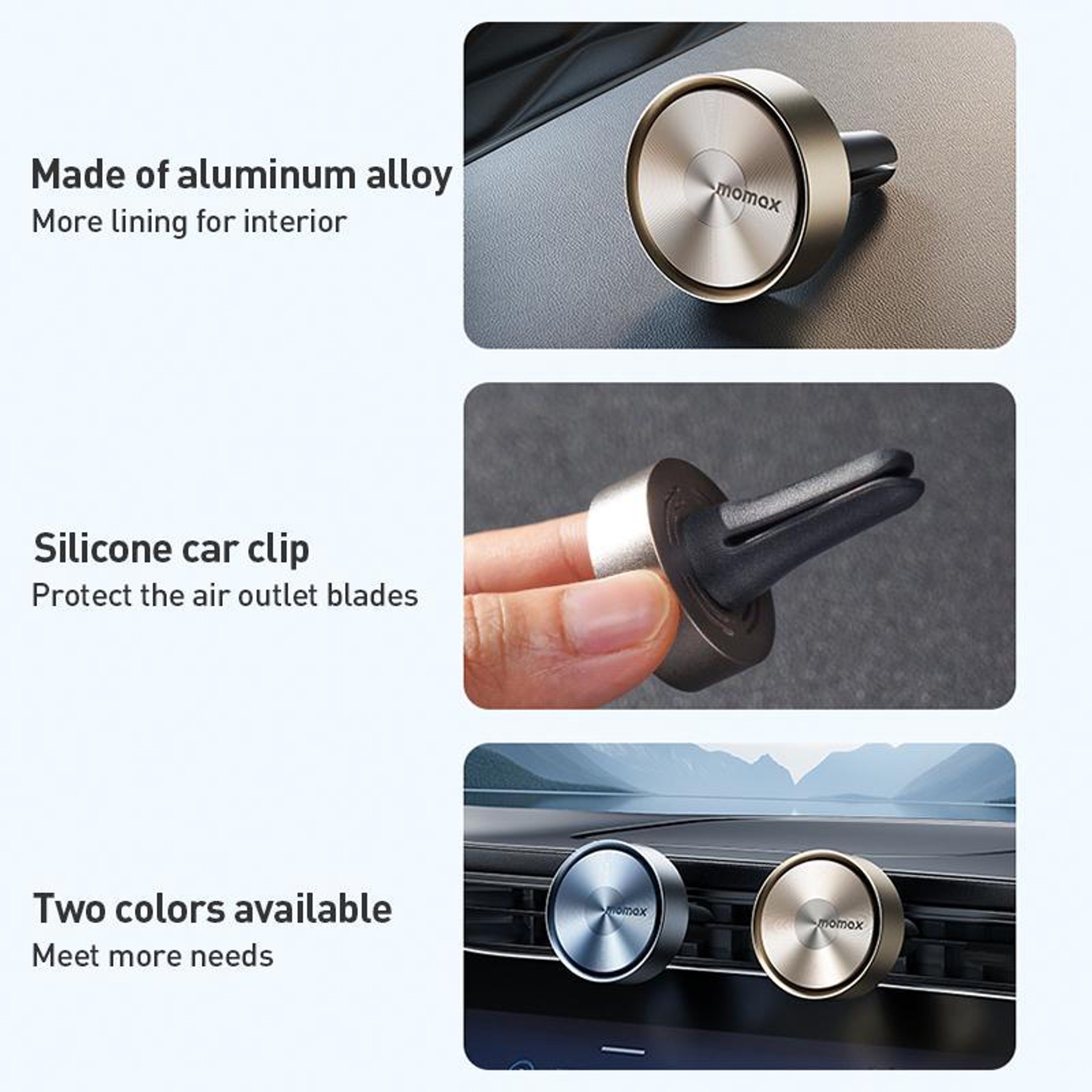 Car Vent Diffuser Aromatherapy Ring Air Freshener With Long Lasting Natural Fragrance 8