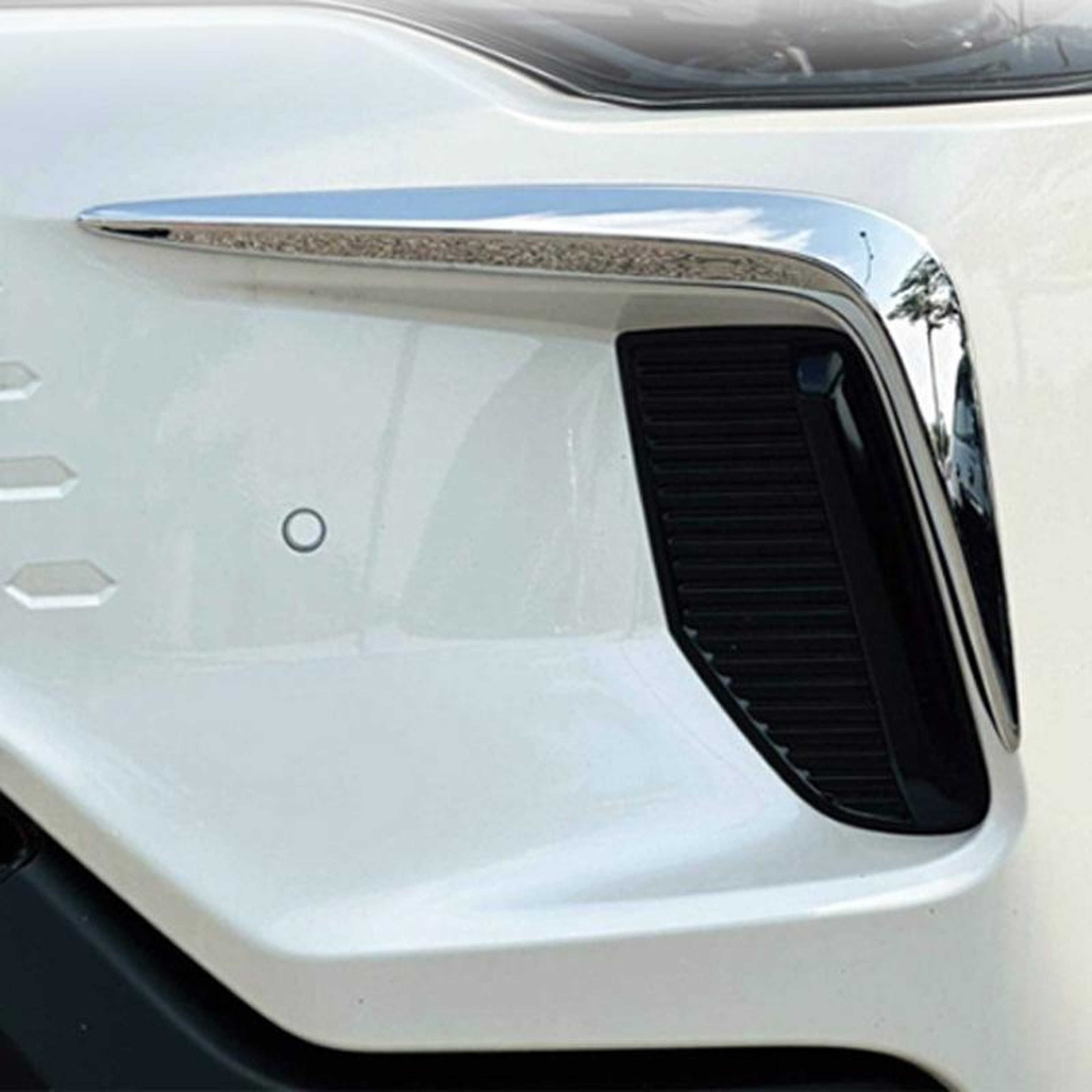 Toyota Corolla Cross 2025 Fog Light Trim ABS Front Bumper Protective Decorative Stickers 2PCS 3