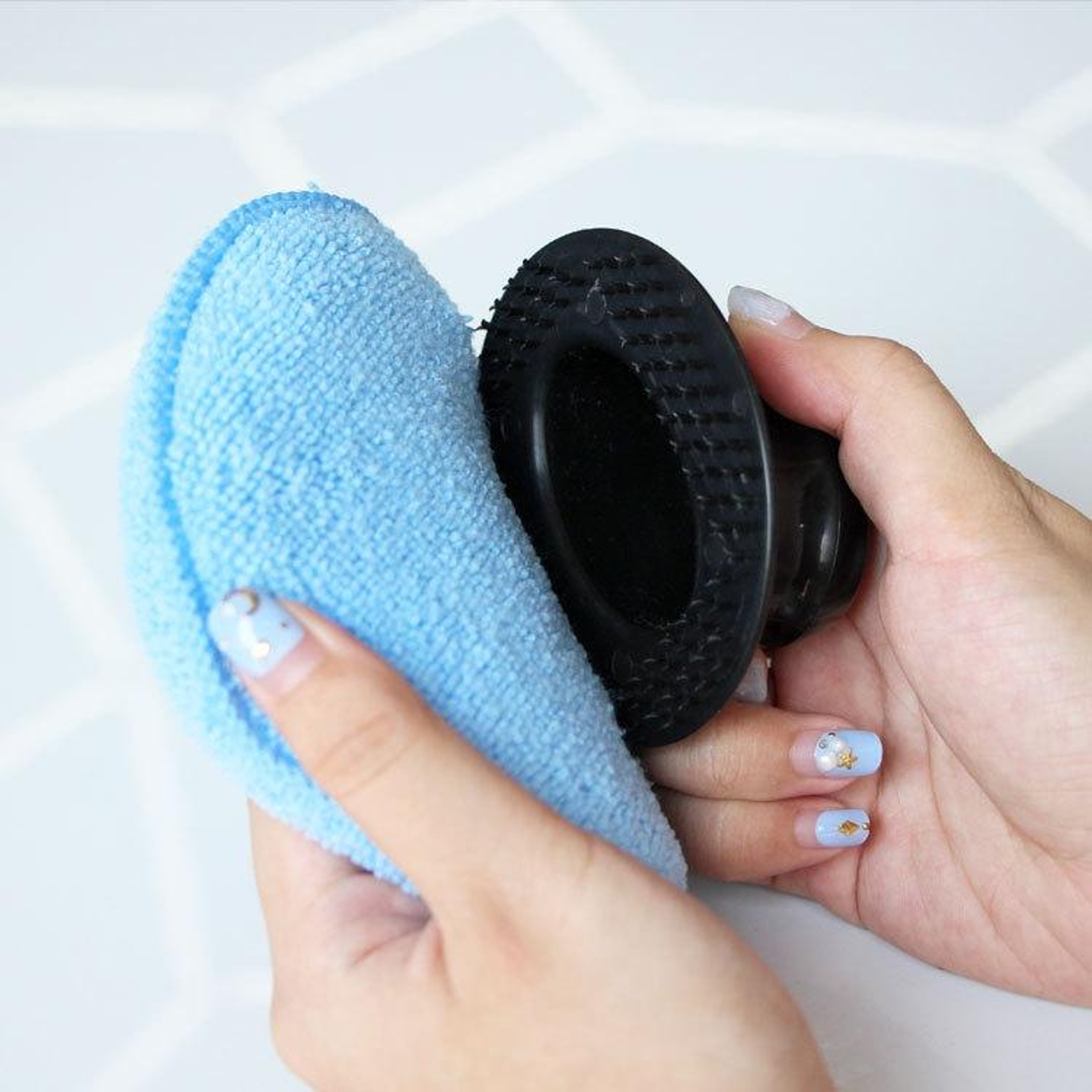 Ergonomic Car Wax Applicator Plastic Handle for Car Polishing & Auto Detailing – view 6