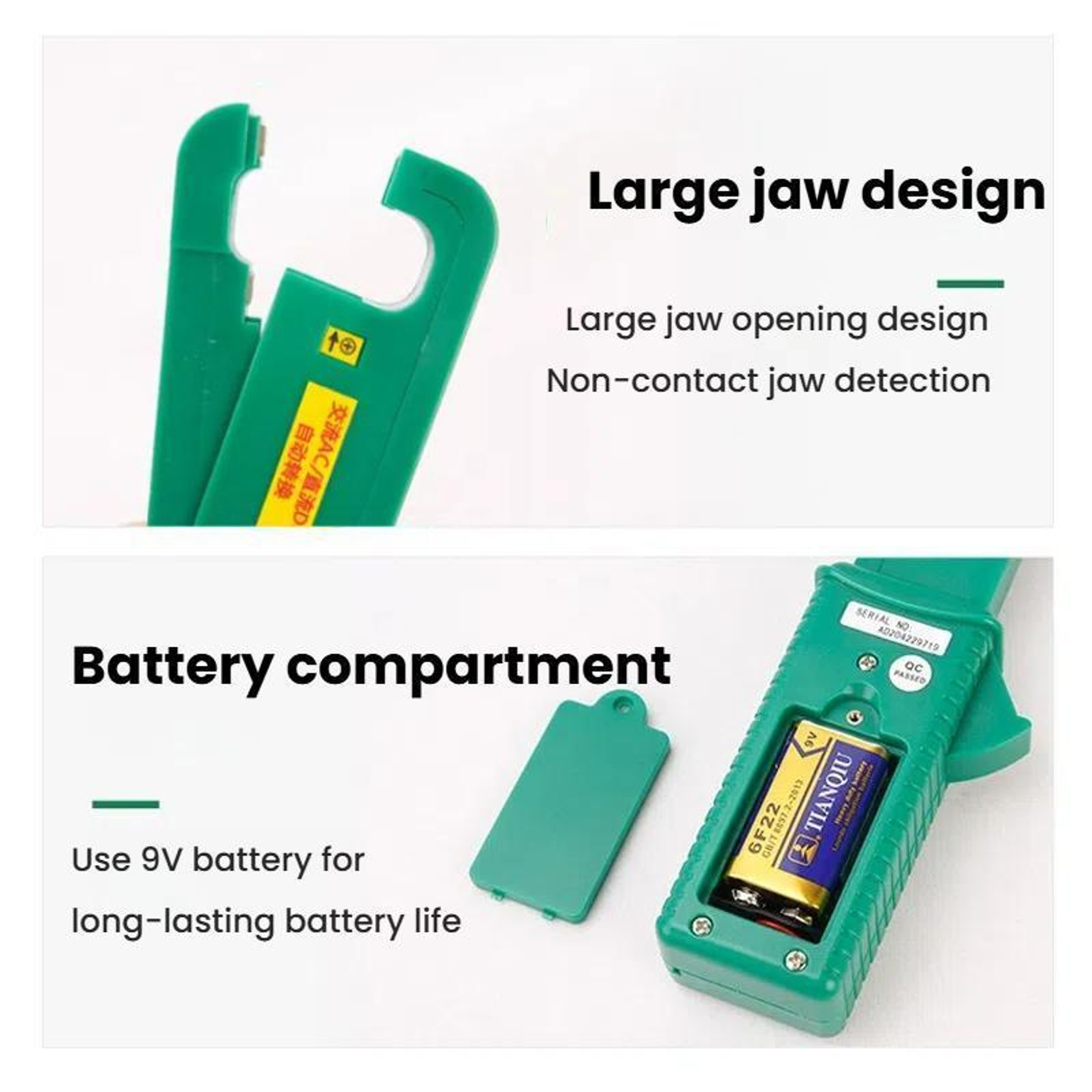 DC Clamp Meter For Car Battery Drain Testing 060A Automotive Current Tester 2