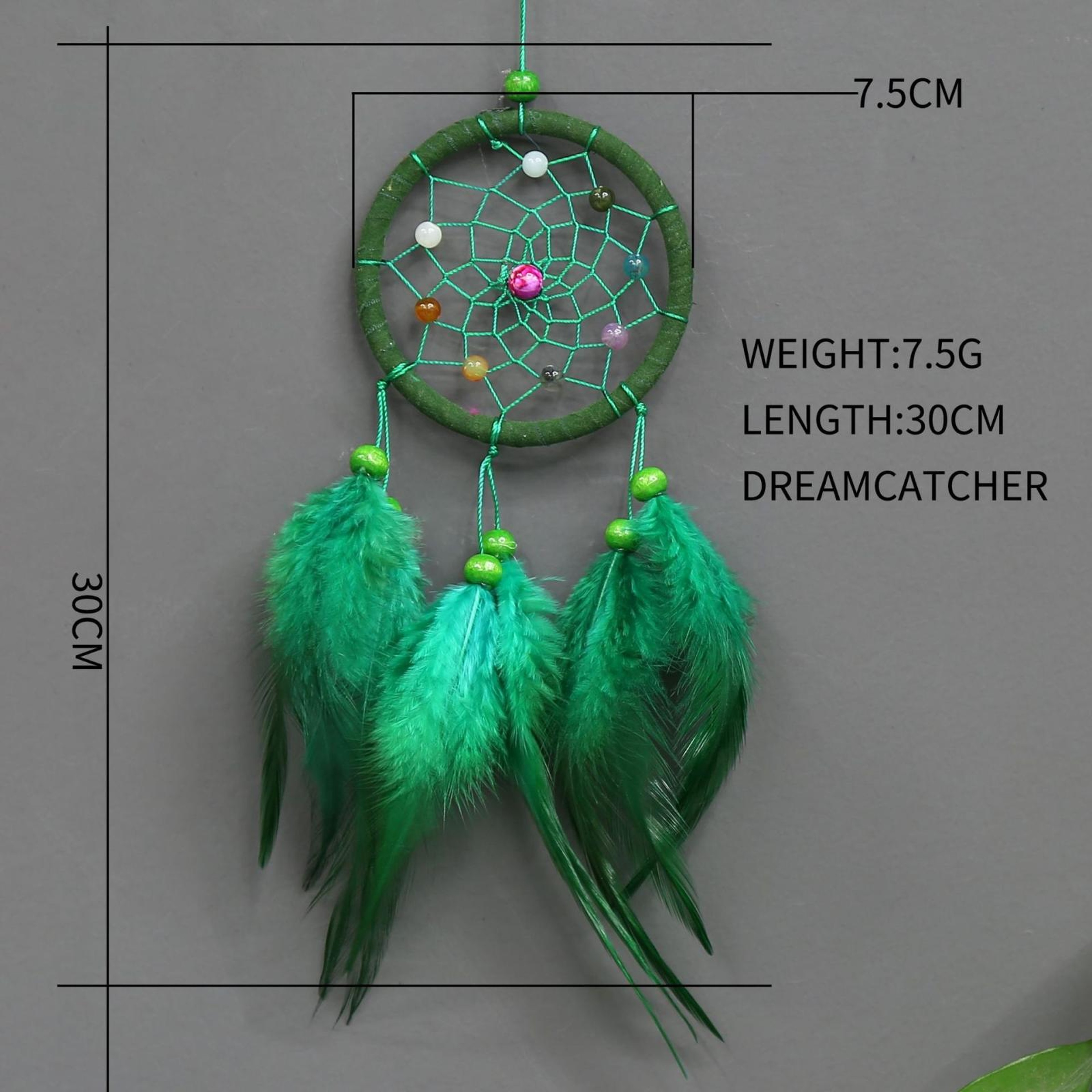 Handmade Dream Catcher Feather Wall Hanging Boho Home Decoration 1