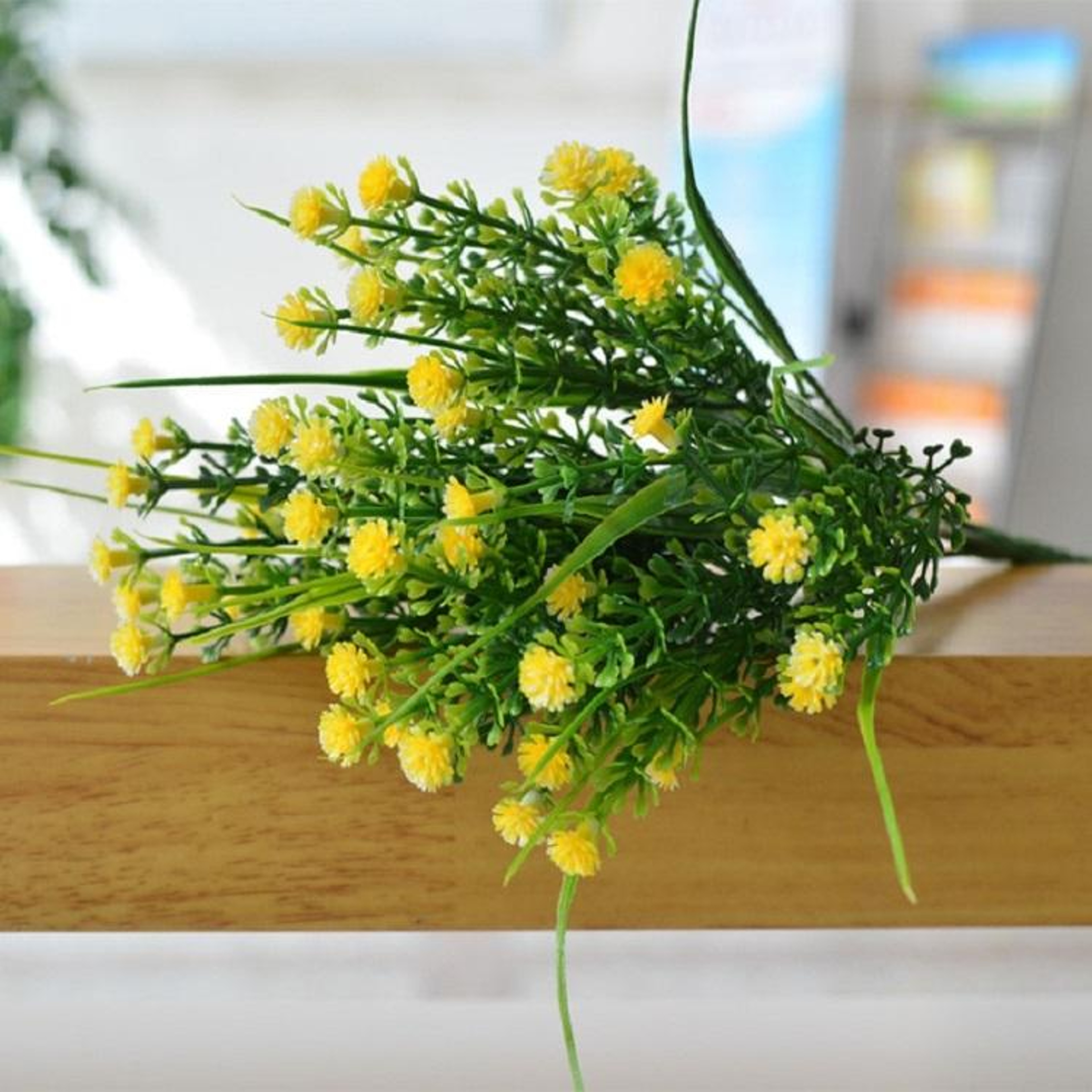 5 Branch Artificial Flower Bouquet with Starry Roses for Home Decor & Wedding Display – view 1