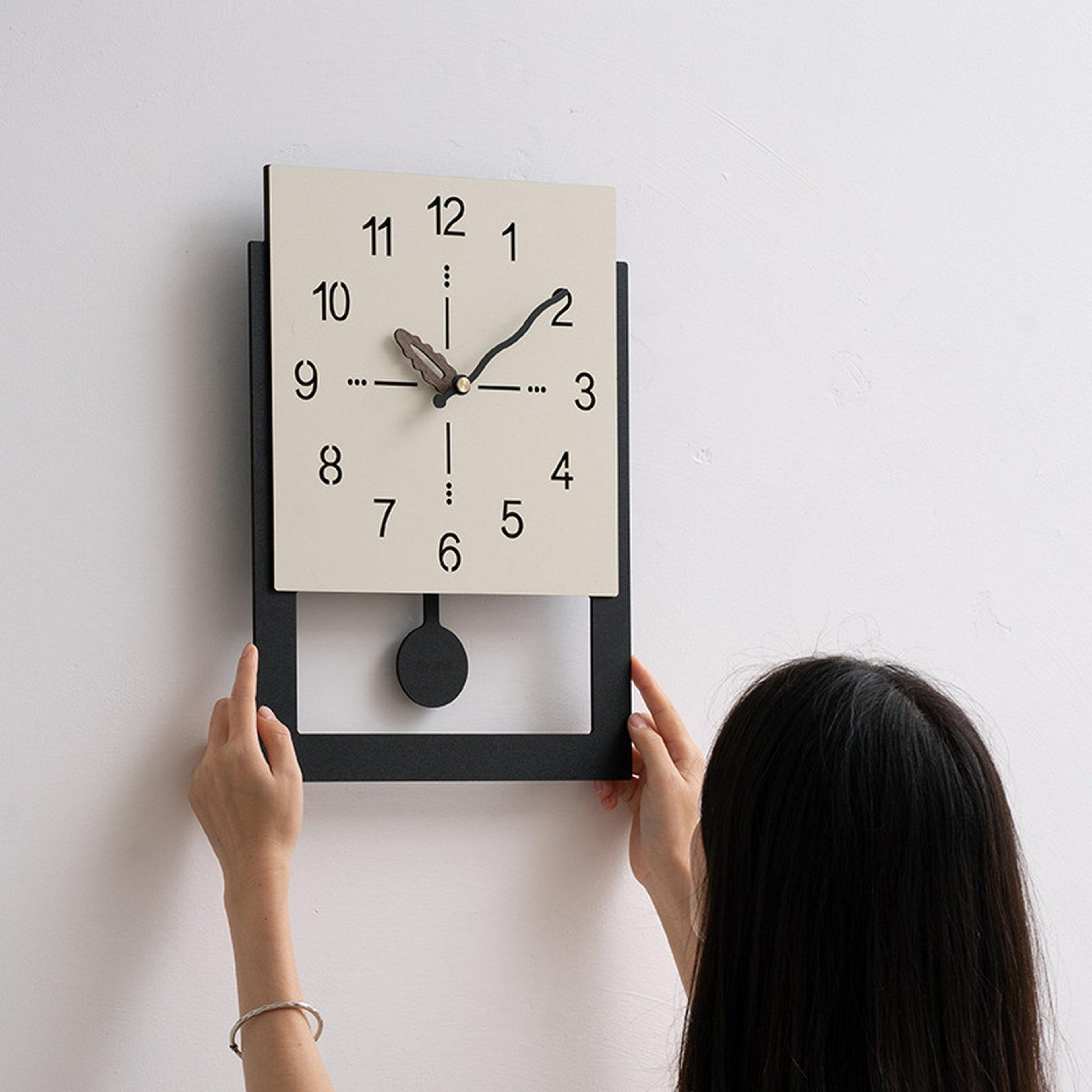 Minimalist Modern Wall Clock Decorative Silent Wall Clock For Living Room  Home Decor 0