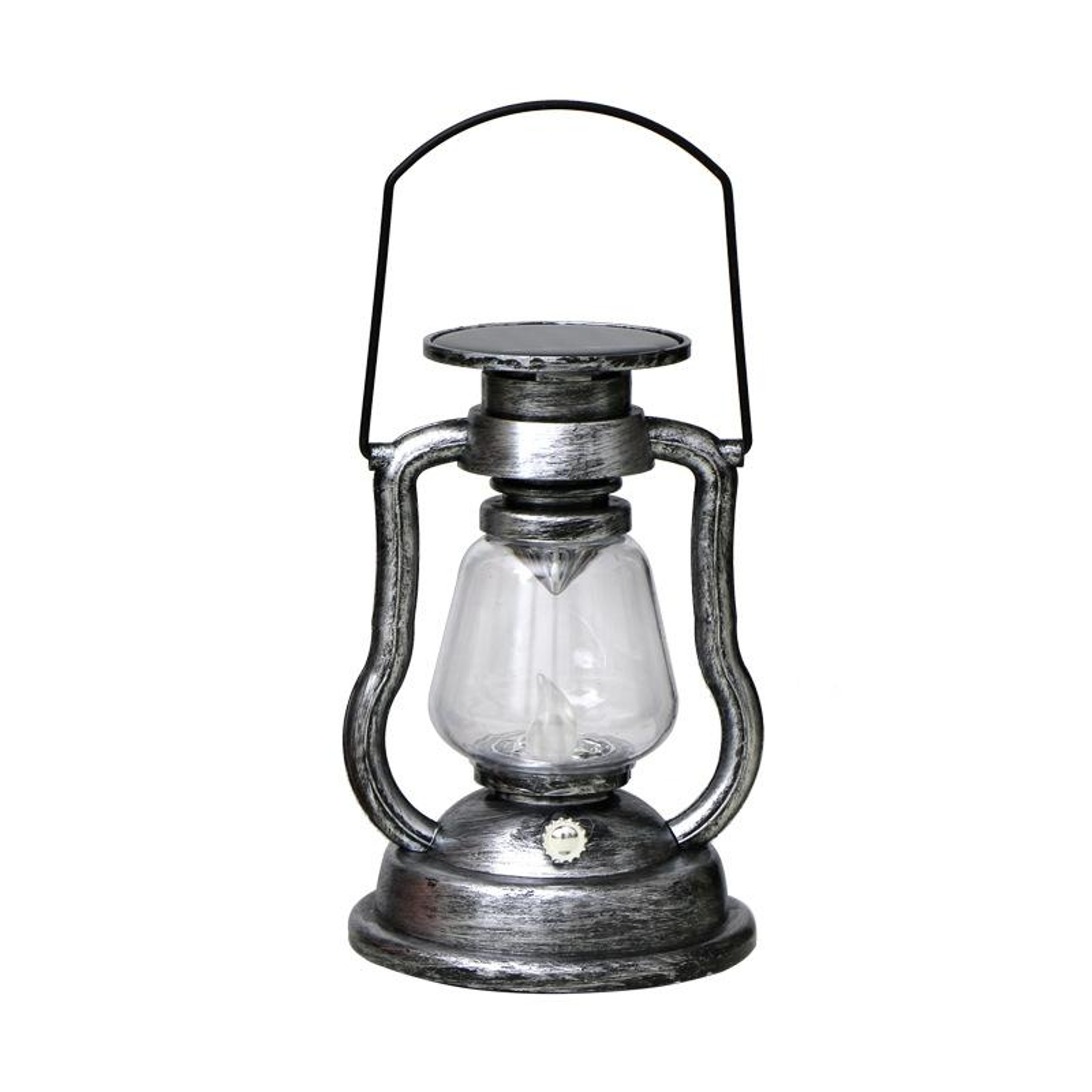 Vintage Solar Lantern Flame Effect LED Decorative Outdoor Light 8