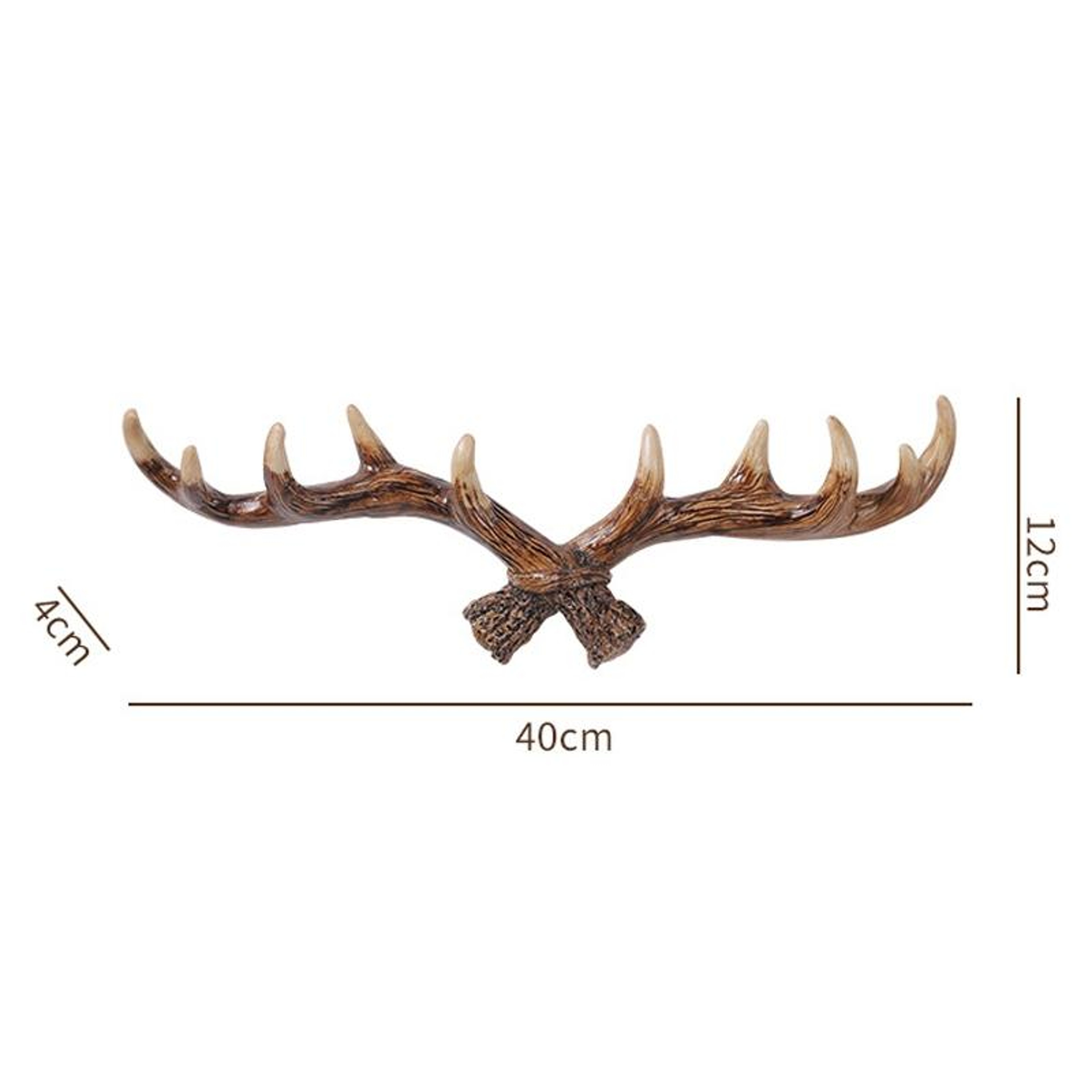 Rustic Antler Wall Hook Resin Deer Coat Hanger For Entryway Living Room  Home Decor 3
