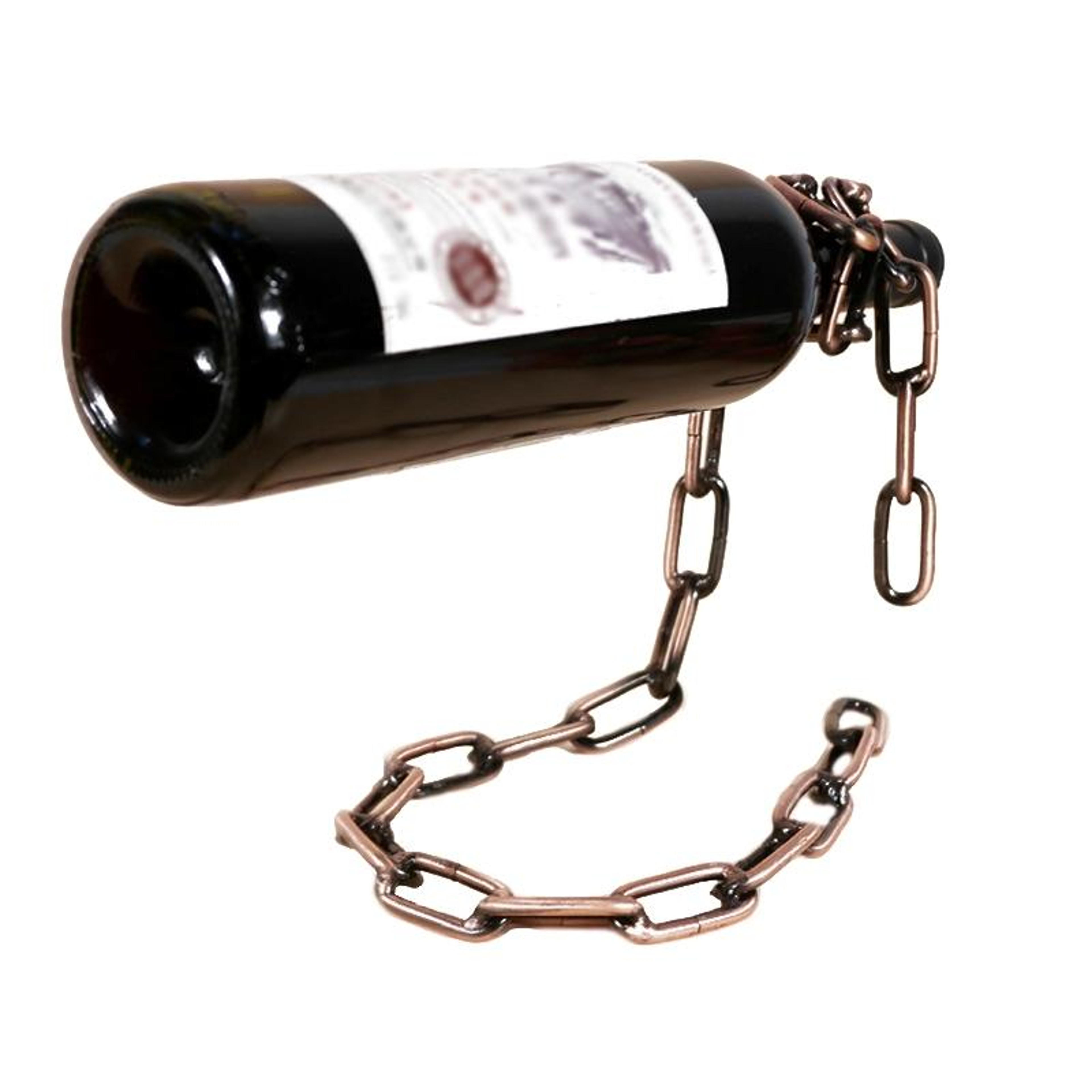 Modern Wine Bottle Rack Decorative Chain Iron Wine Bottle Holder Stand 5