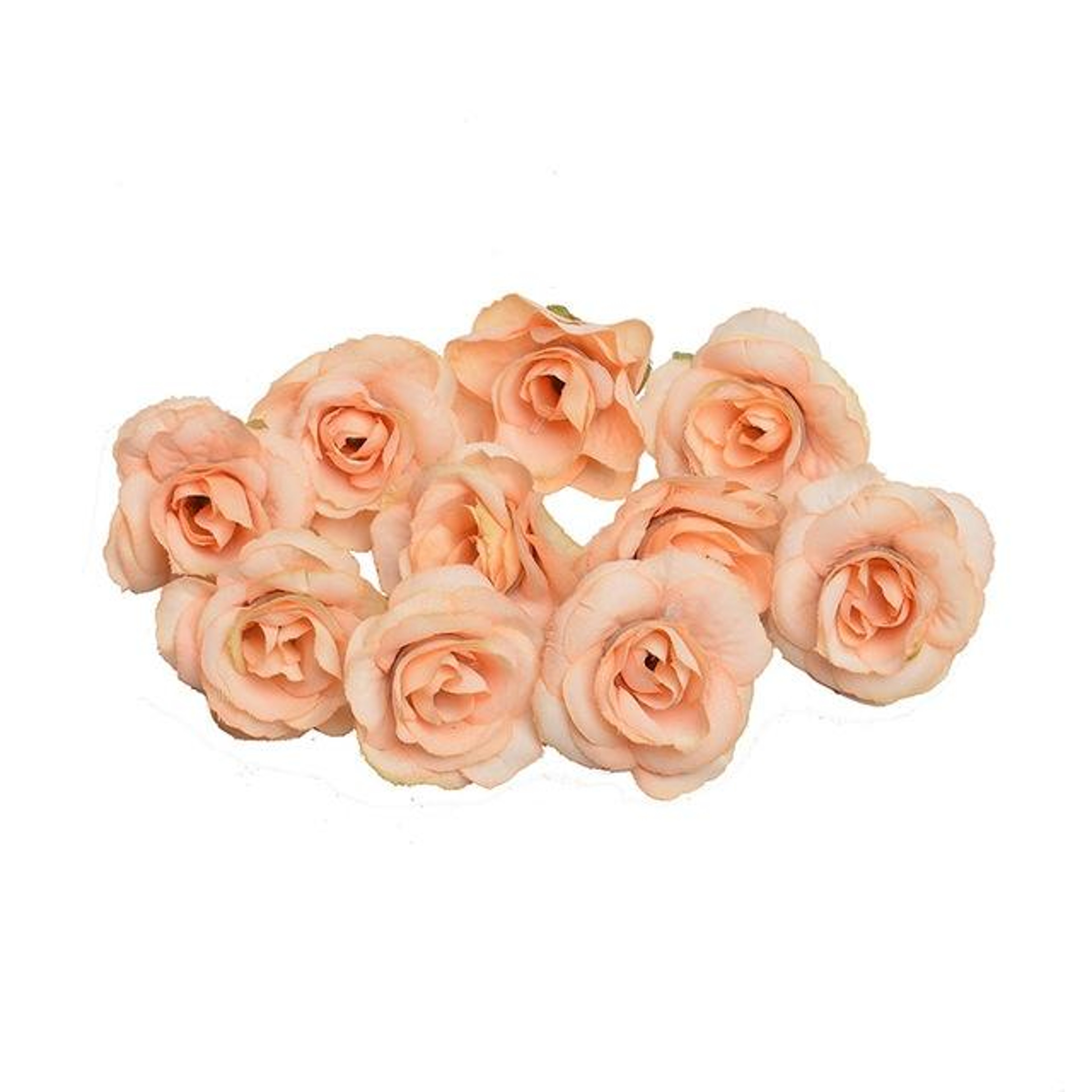 10 Sets Artificial Silk Rose Heads 4cm For Wedding Flower Decorations DIY Floral Crafts  Home Decor 1