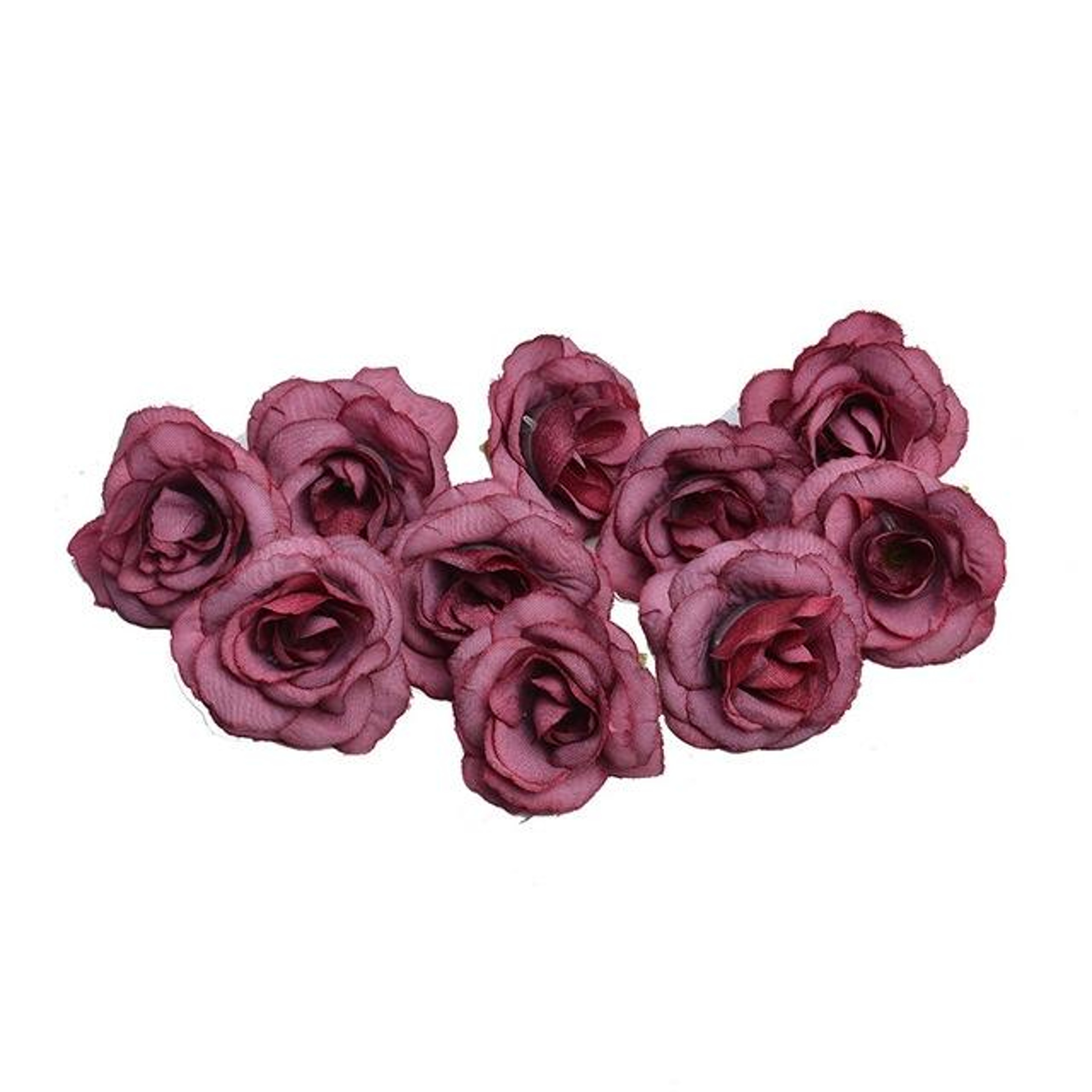 10 Sets Artificial Silk Rose Heads 4cm For Wedding Flower Decorations DIY Floral Crafts  Home Decor 13