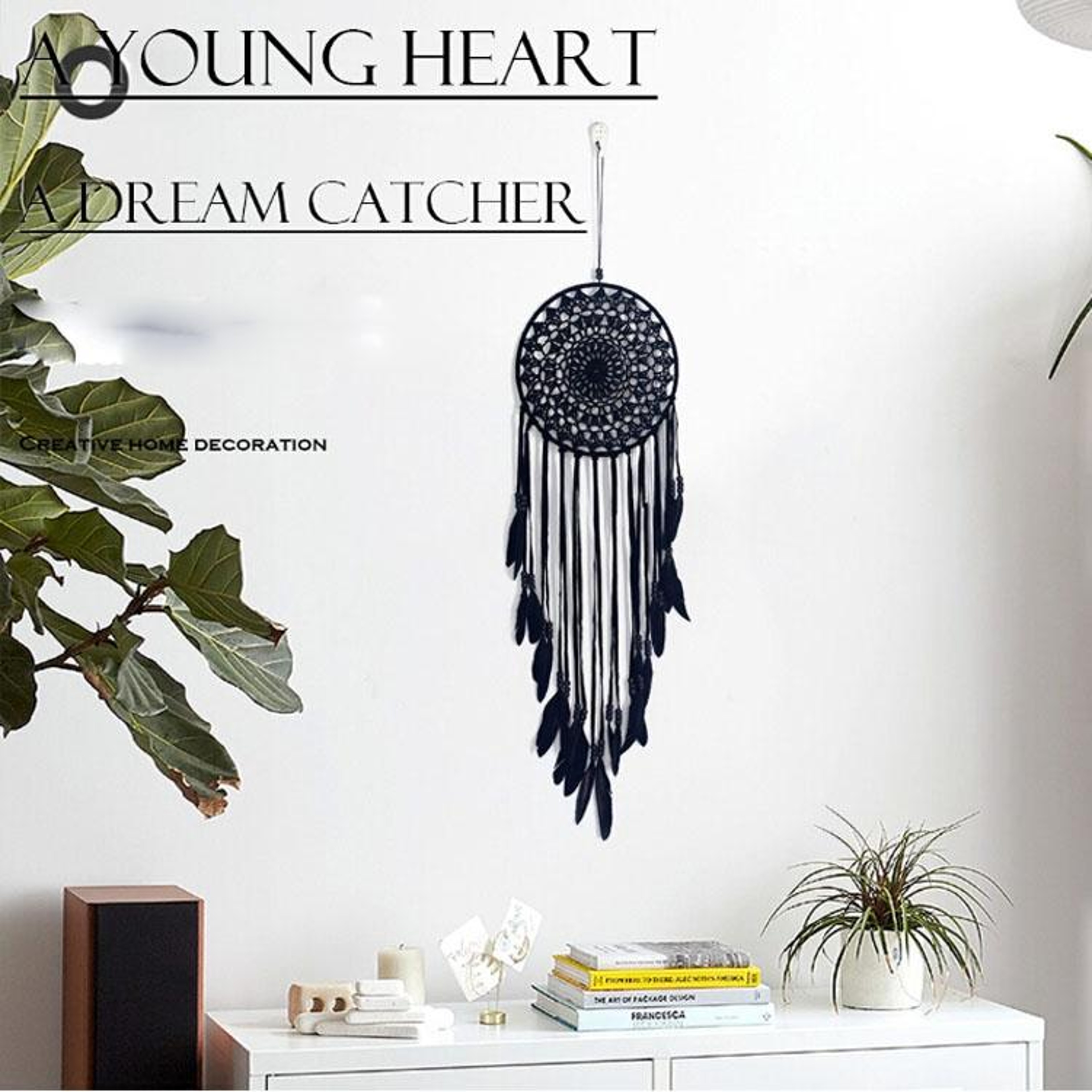 Hand Woven Dream Catcher Wall Hanging For Boho Home Decor Car Hanging Ornament  Gift 1