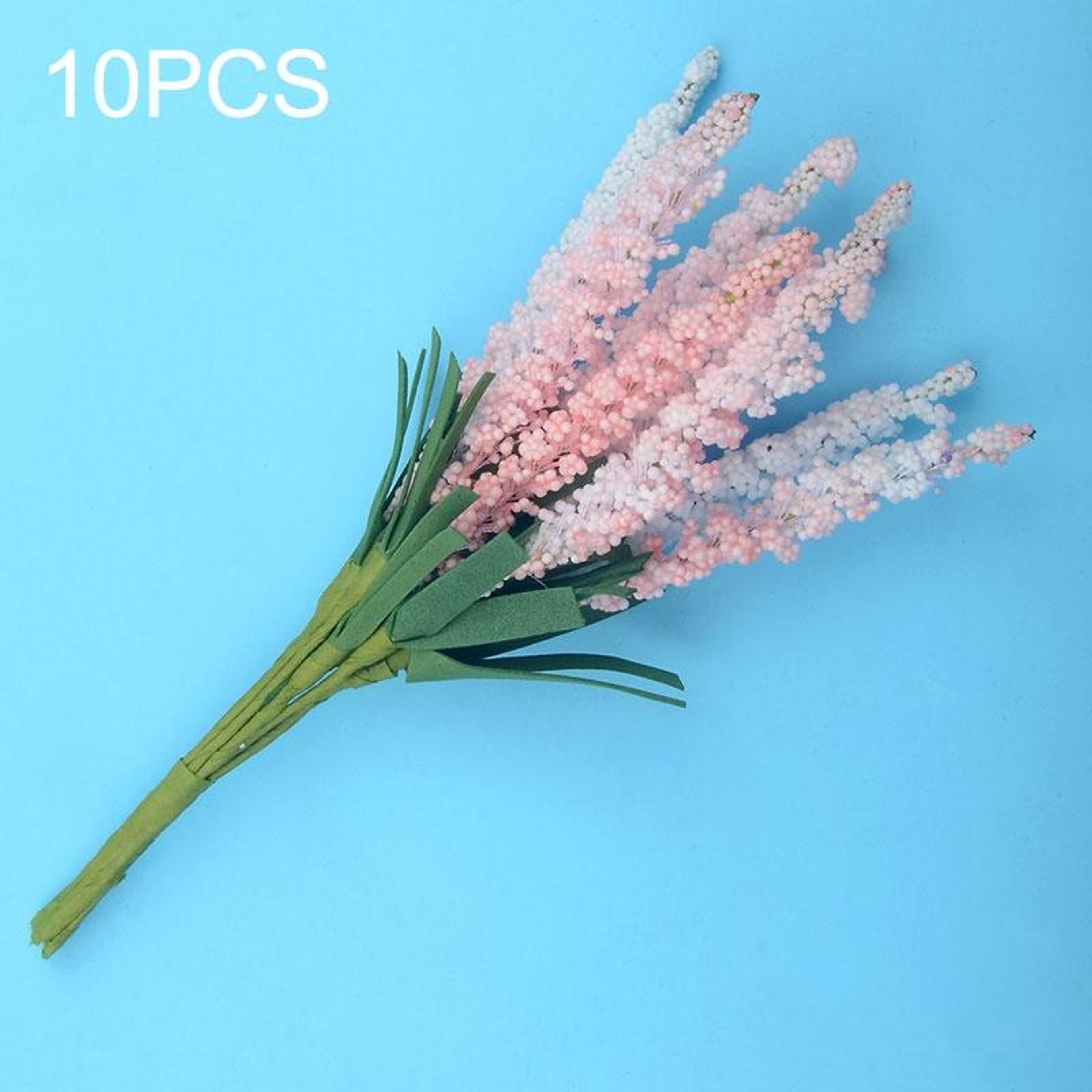 Artificial Lavender Flowers 10PCS Mini Lavender Stems For DIY Wreath Supplies Wedding  Home Decorat 3