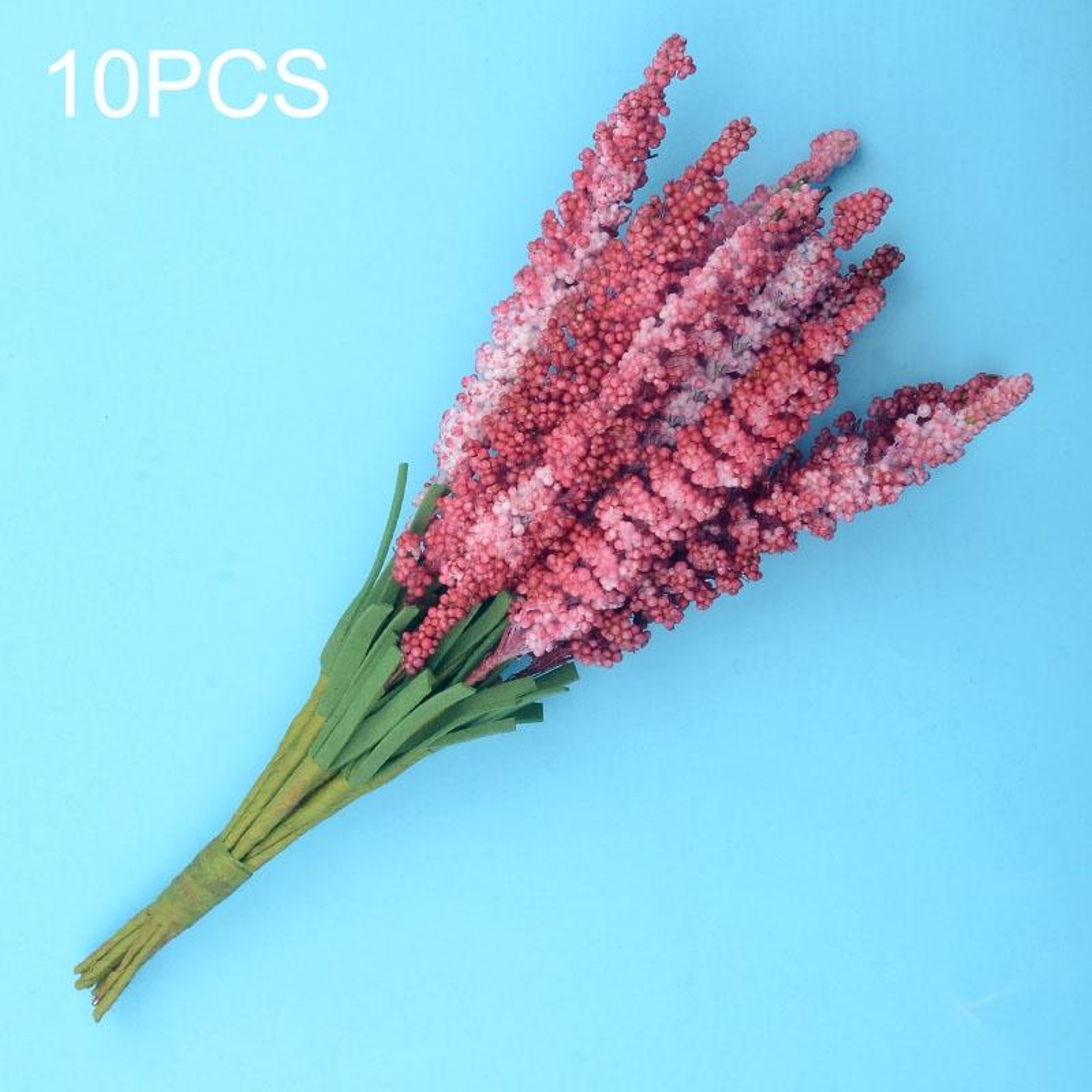 Artificial Lavender Flowers 10PCS Mini Lavender Stems For DIY Wreath Supplies Wedding  Home Decorat 5