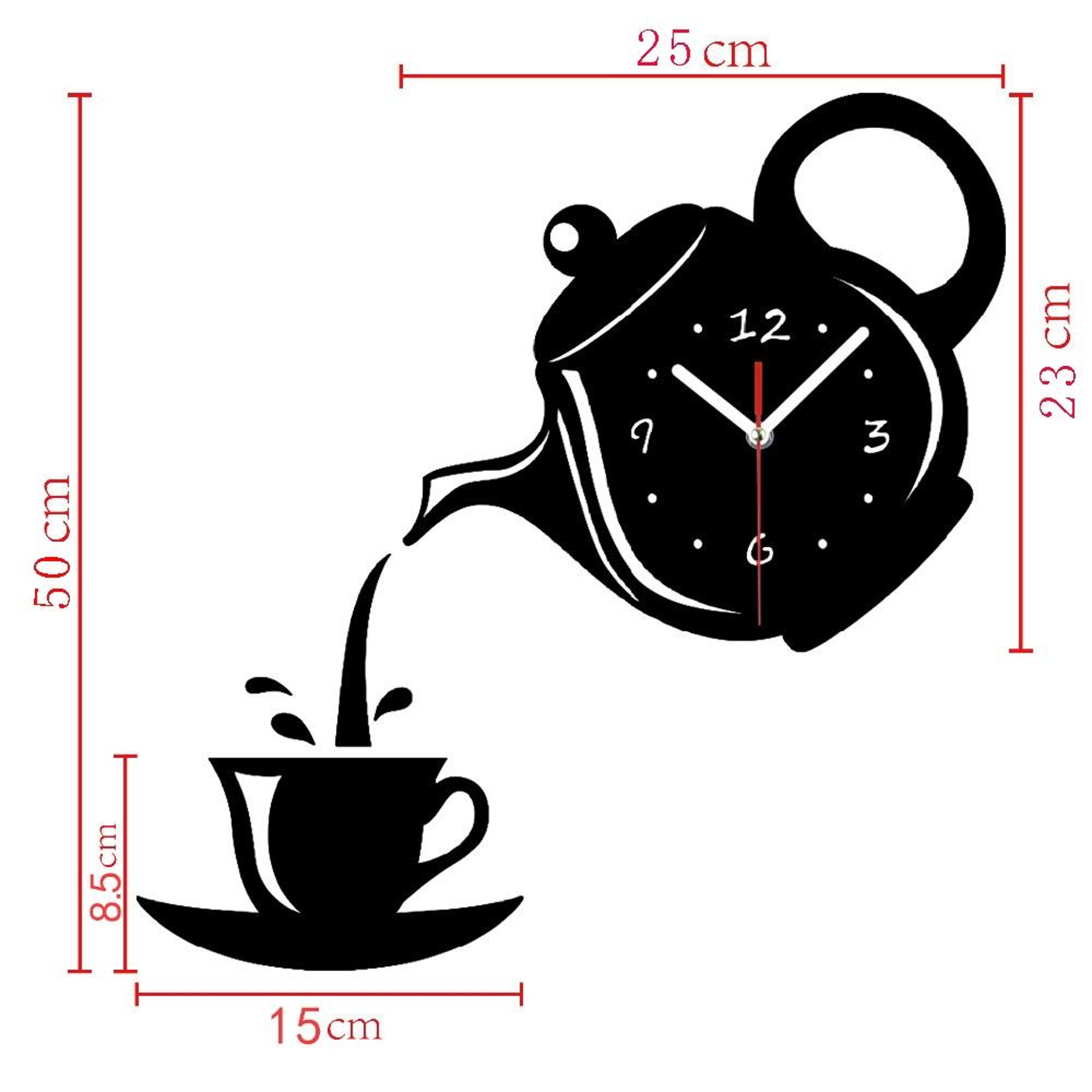Modern DIY Acrylic 3D Wall Clock For Kitchen Living Room  Dining Room Decor 1