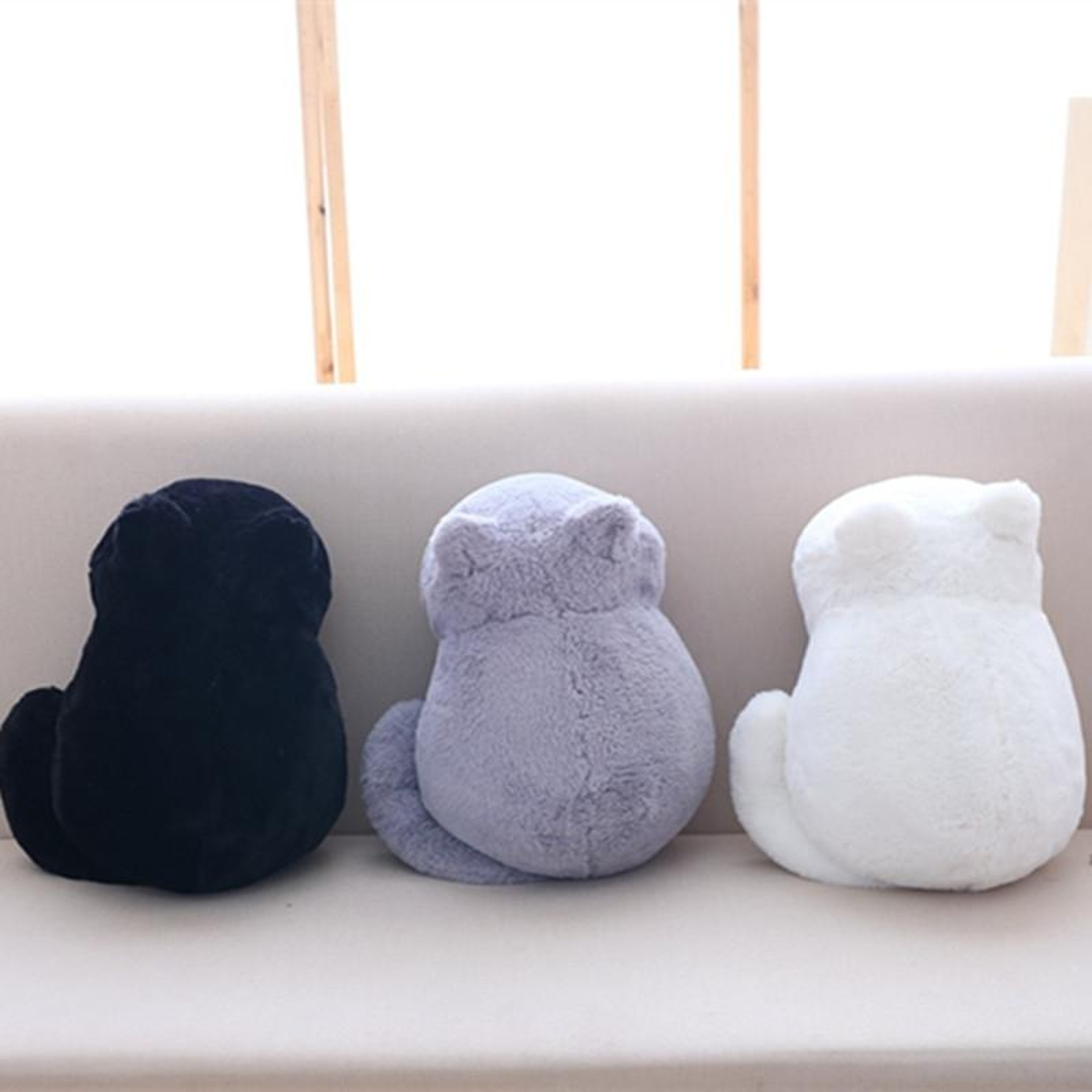 Cute Cat Plush Toy Soft Stuffed Cat Pillow For Kids Home Decor 0