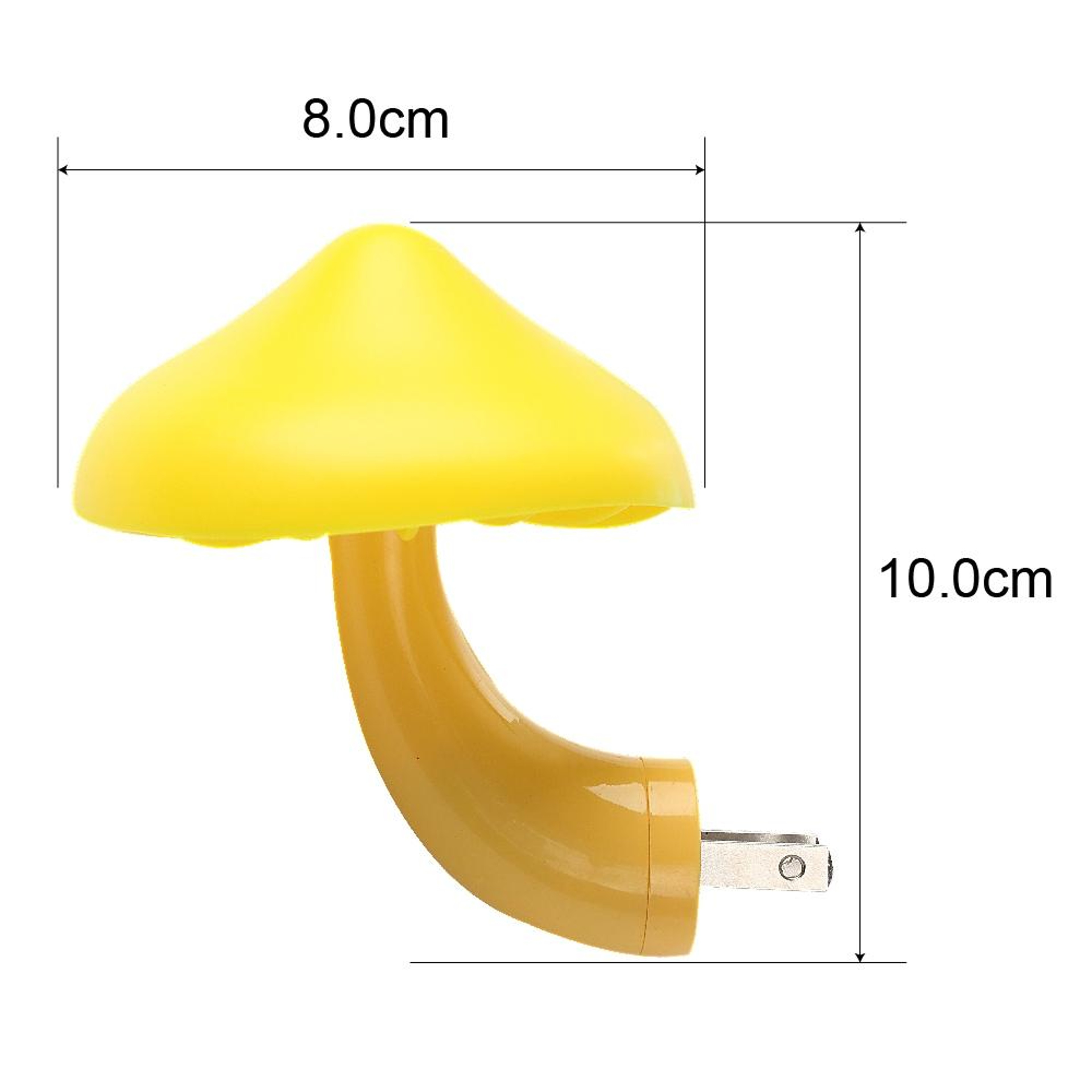 Mushroom LED Night Light Plug In Light Sensor Night Lamp For Bedroom Hallway  Nursery 3