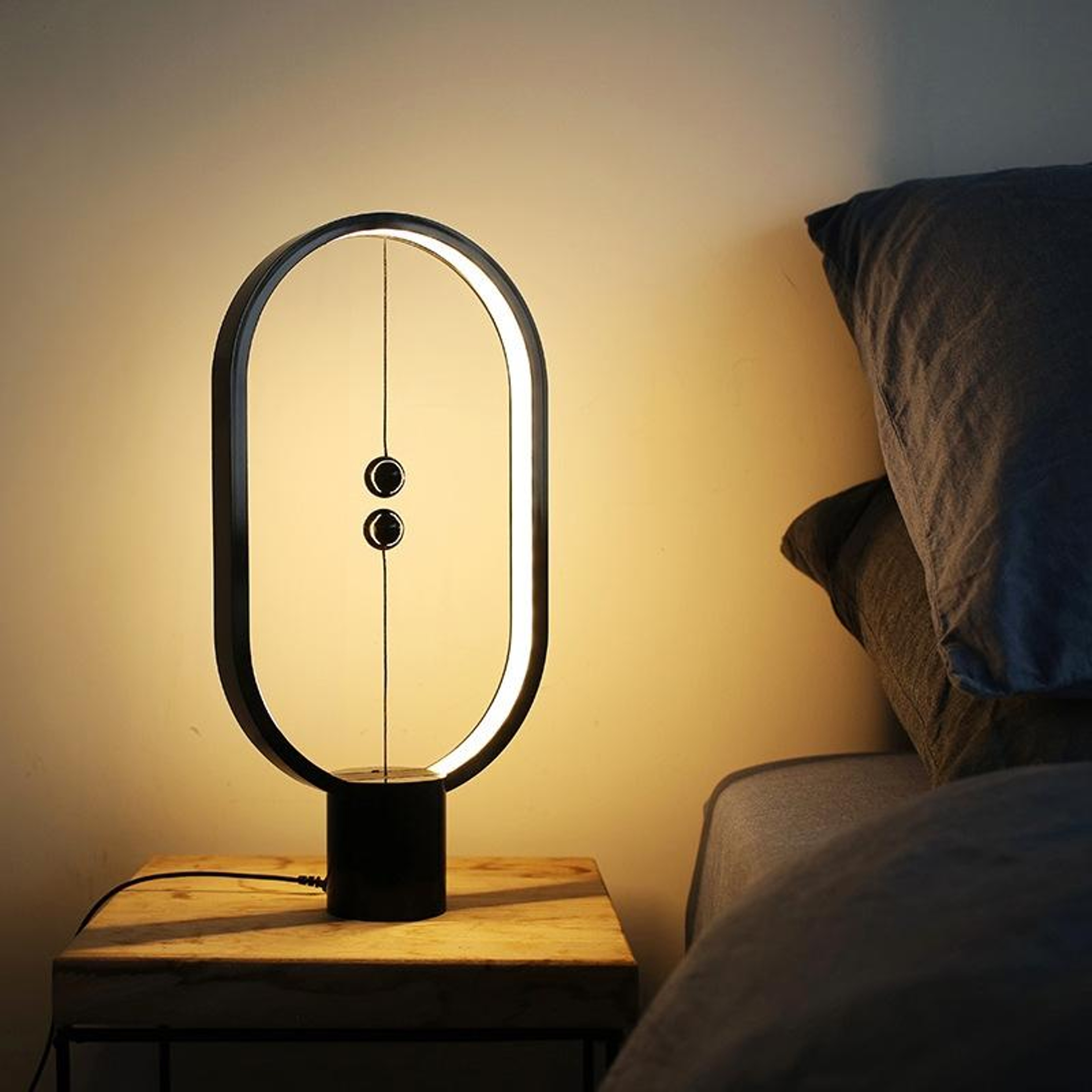 Magnetic Balance Lamp LED Night Light USB Desk Lamp For Bedroom Office Modern Home Decor 0