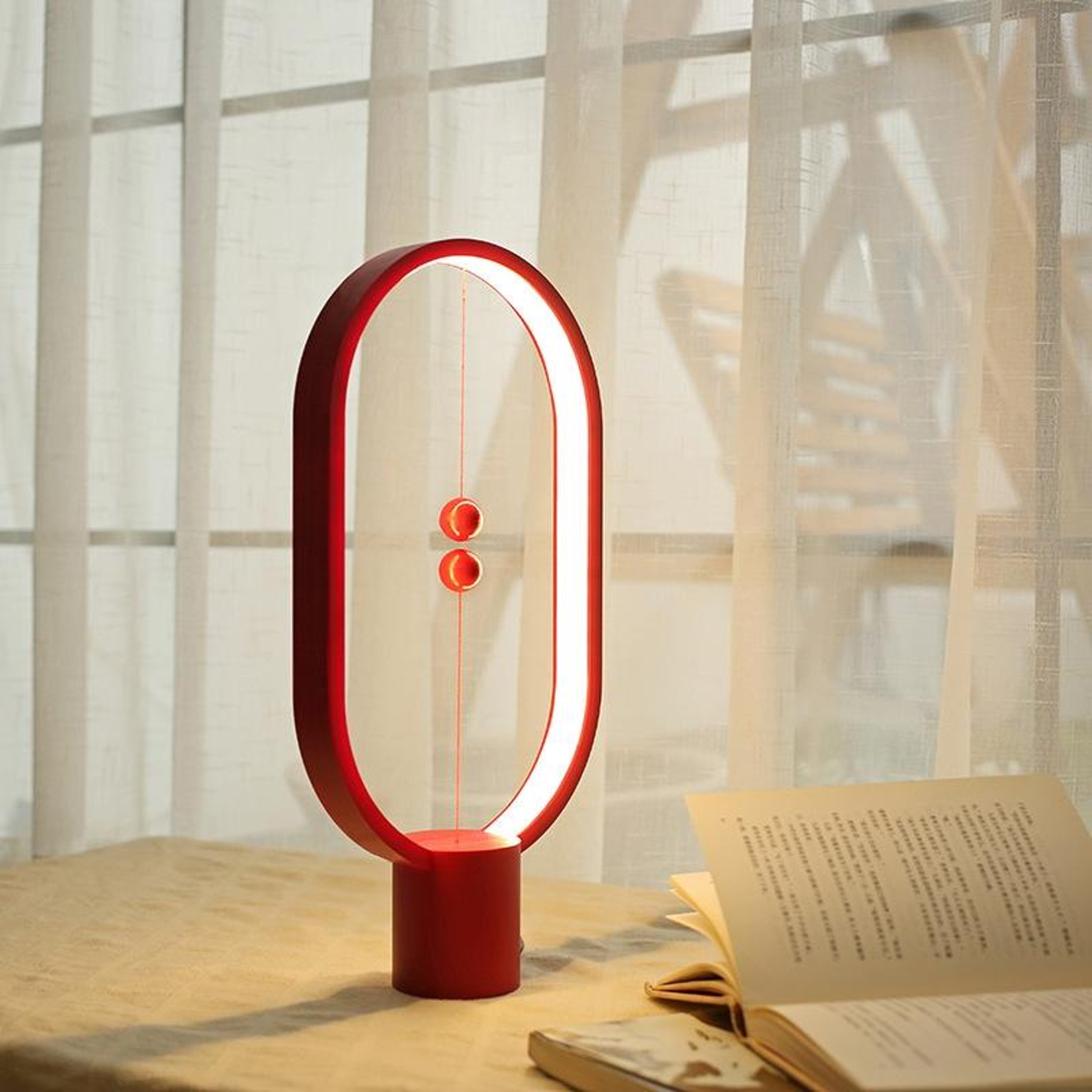 Magnetic Balance Lamp LED Night Light USB Desk Lamp For Bedroom Office Modern Home Decor 1