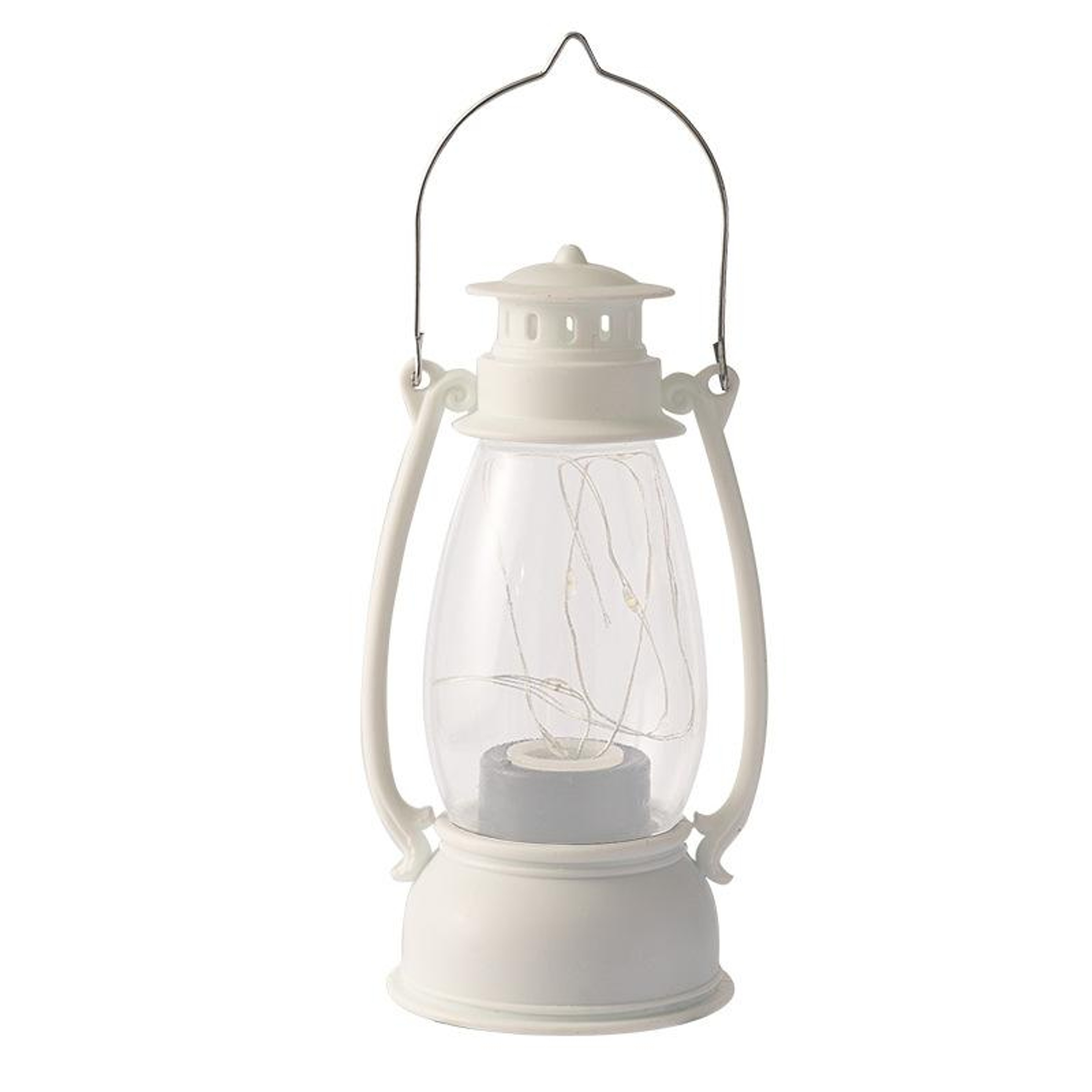 Vintage LED Lantern Decor Christmas Table Centerpiece Battery Operated Holiday Lamp 8