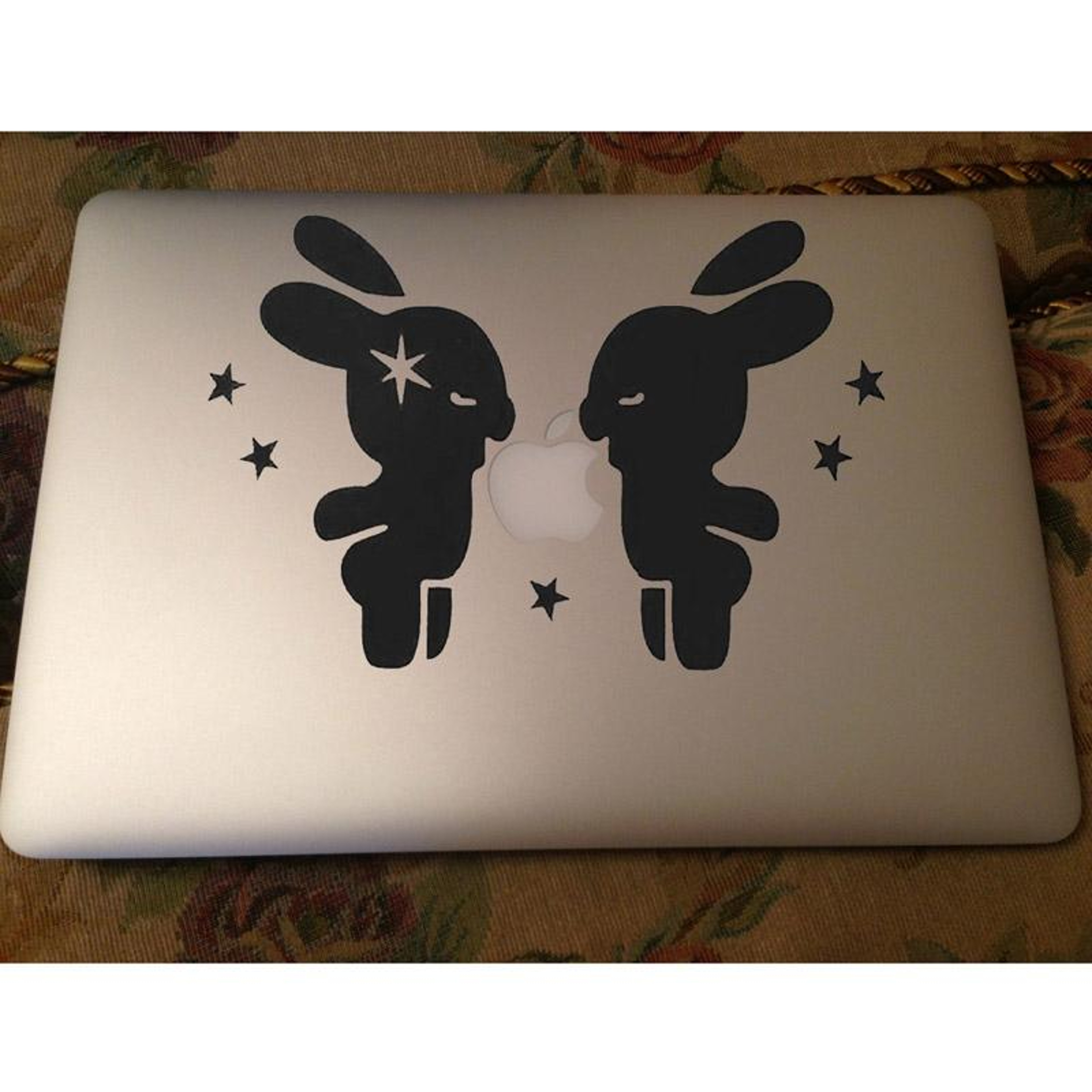Cute Rabbit Laptop Stickers Removable Waterproof Decal For Laptops  Notebooks 1