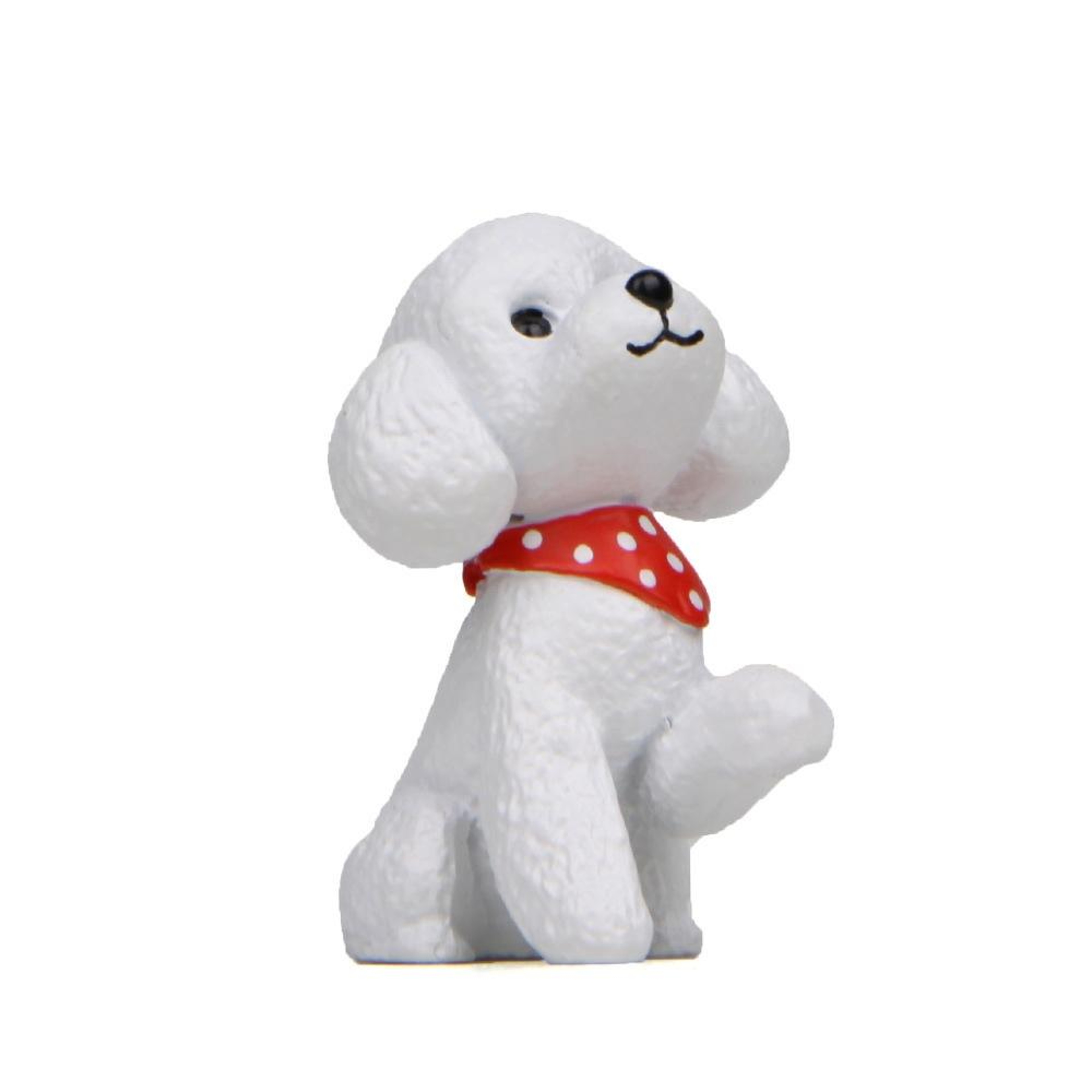 Warm Color Beckoning Teddy Figurine Resin Car Dashboard  Garden Decoration 3