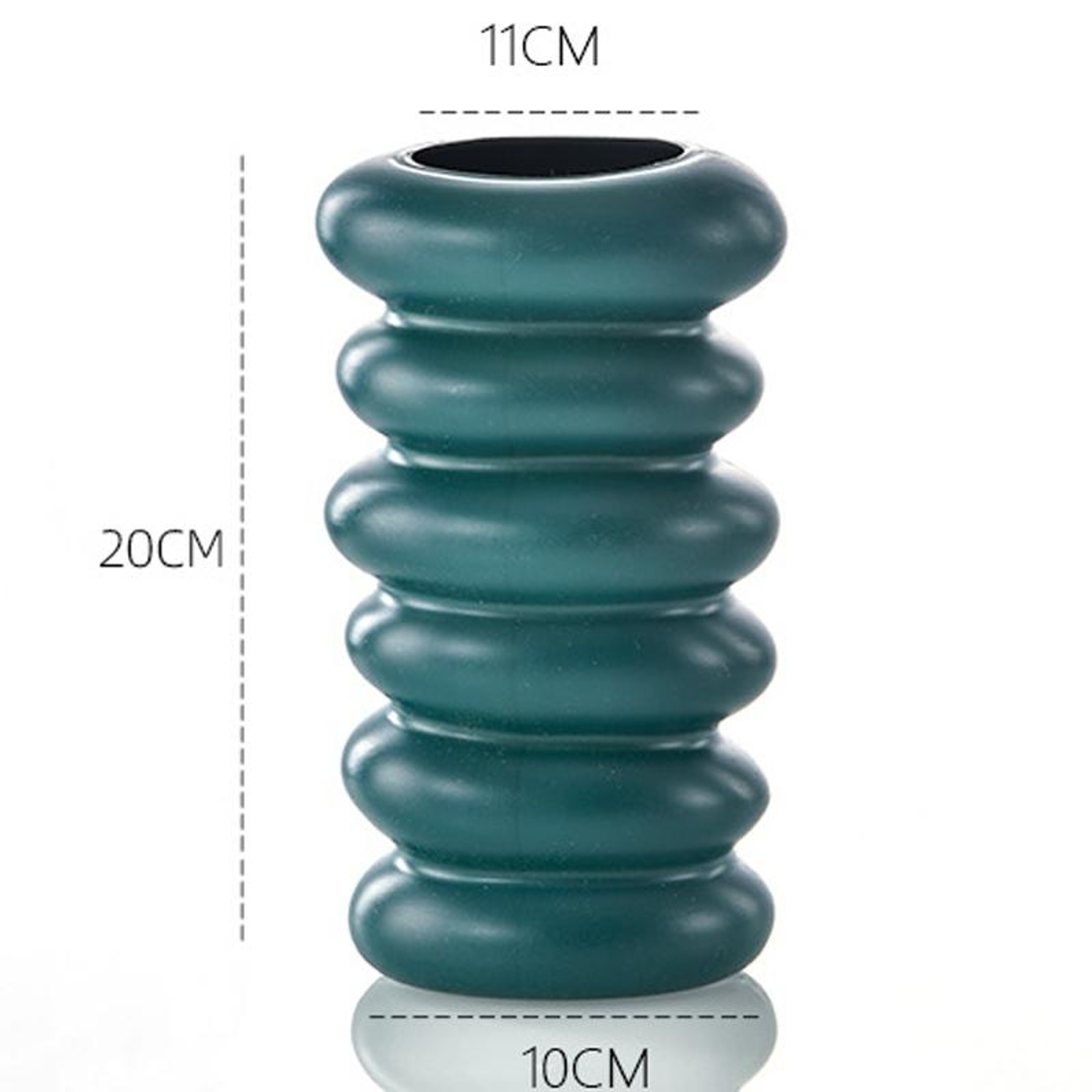 Nordic Spiral Decorative Flower Vase For Fresh  Dried Flowers Modern Plastic Home Decor 1
