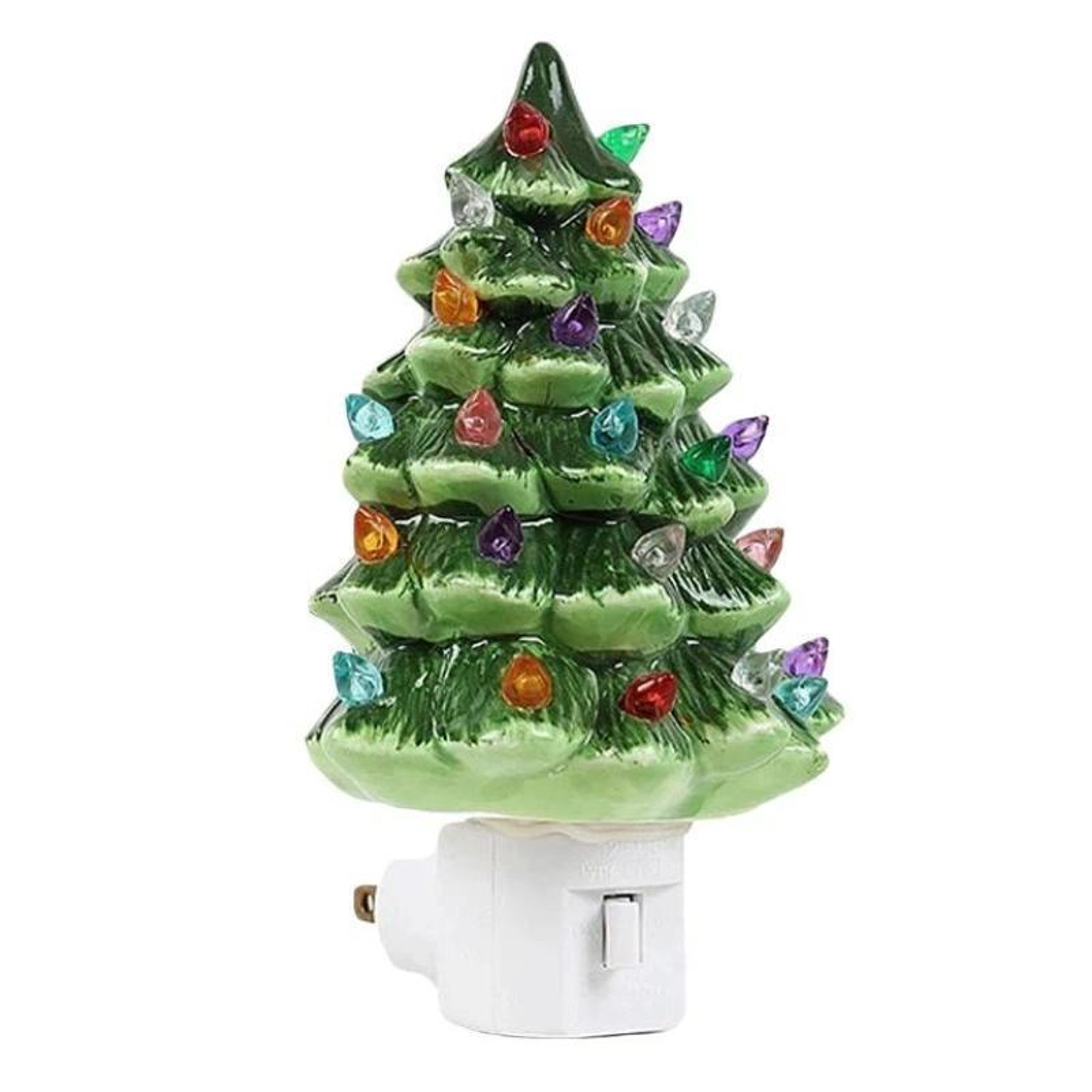 Christmas Tree Night Light Plug In Holiday Decorative Light 5