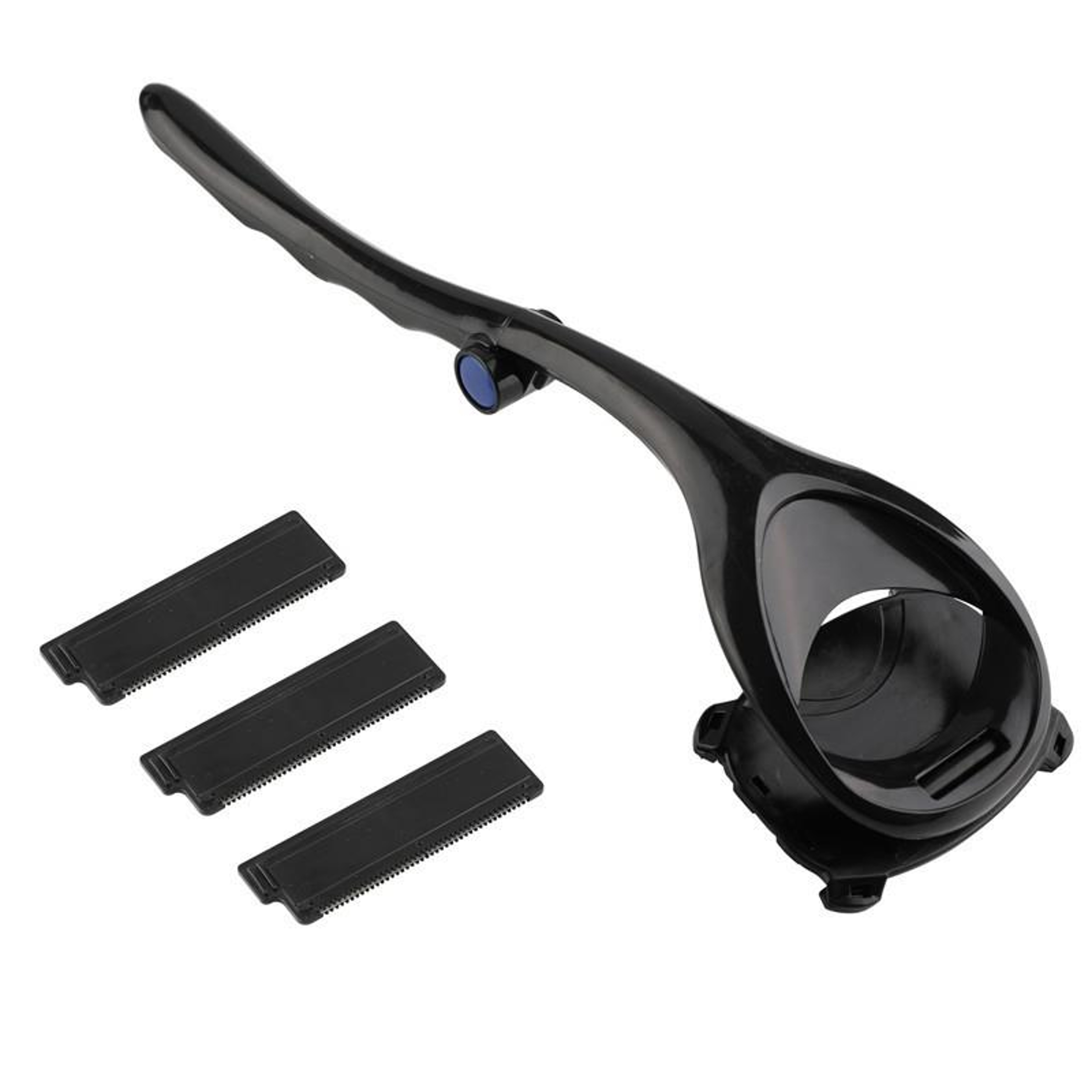 B5 Back Shaver for Men with Foldable Long Handle and Triple Blade Body Hair Remover – view 2