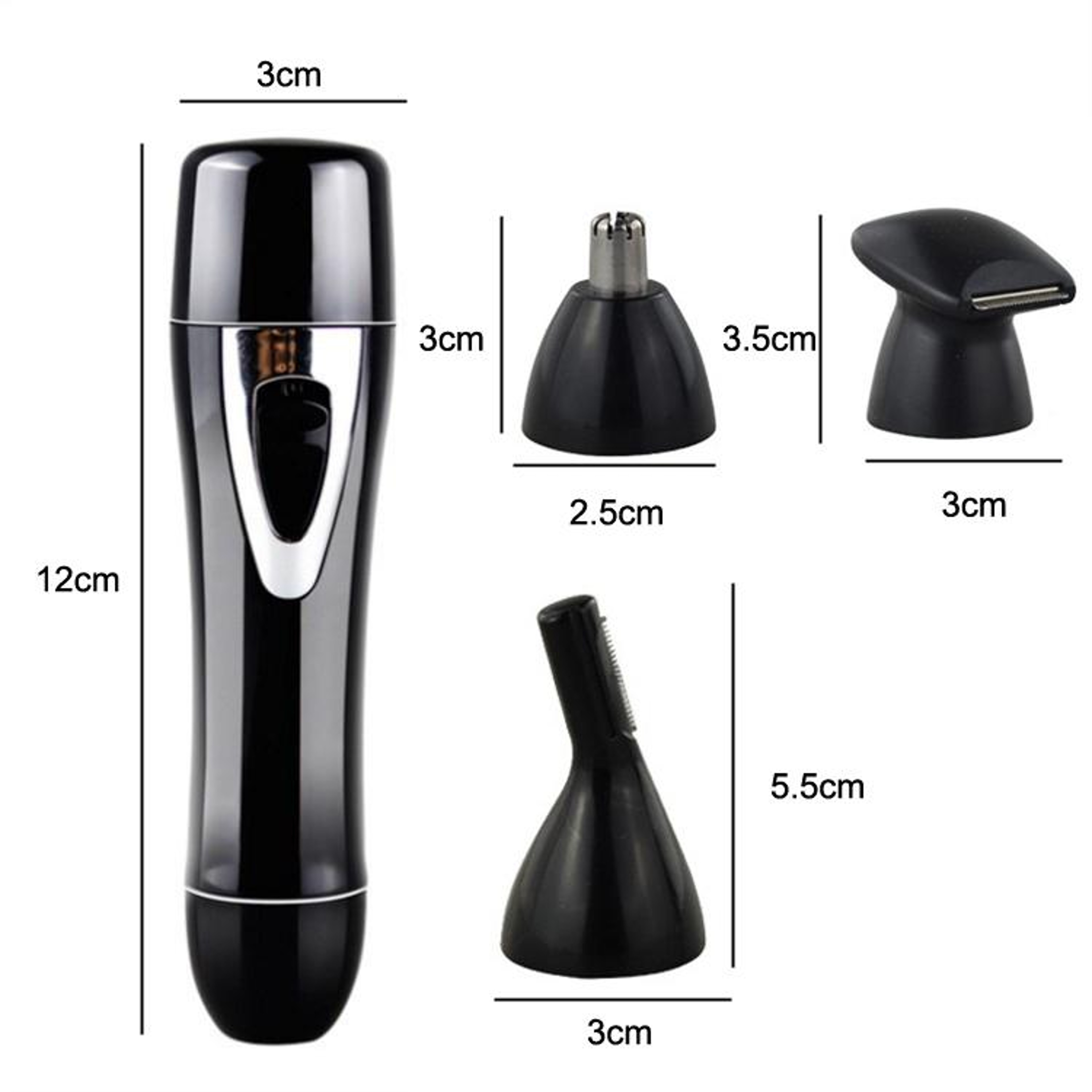 4 In 1 USB Rechargeable Shaver Nose Hair Trimmer And Eyebrow Grooming Kit 1
